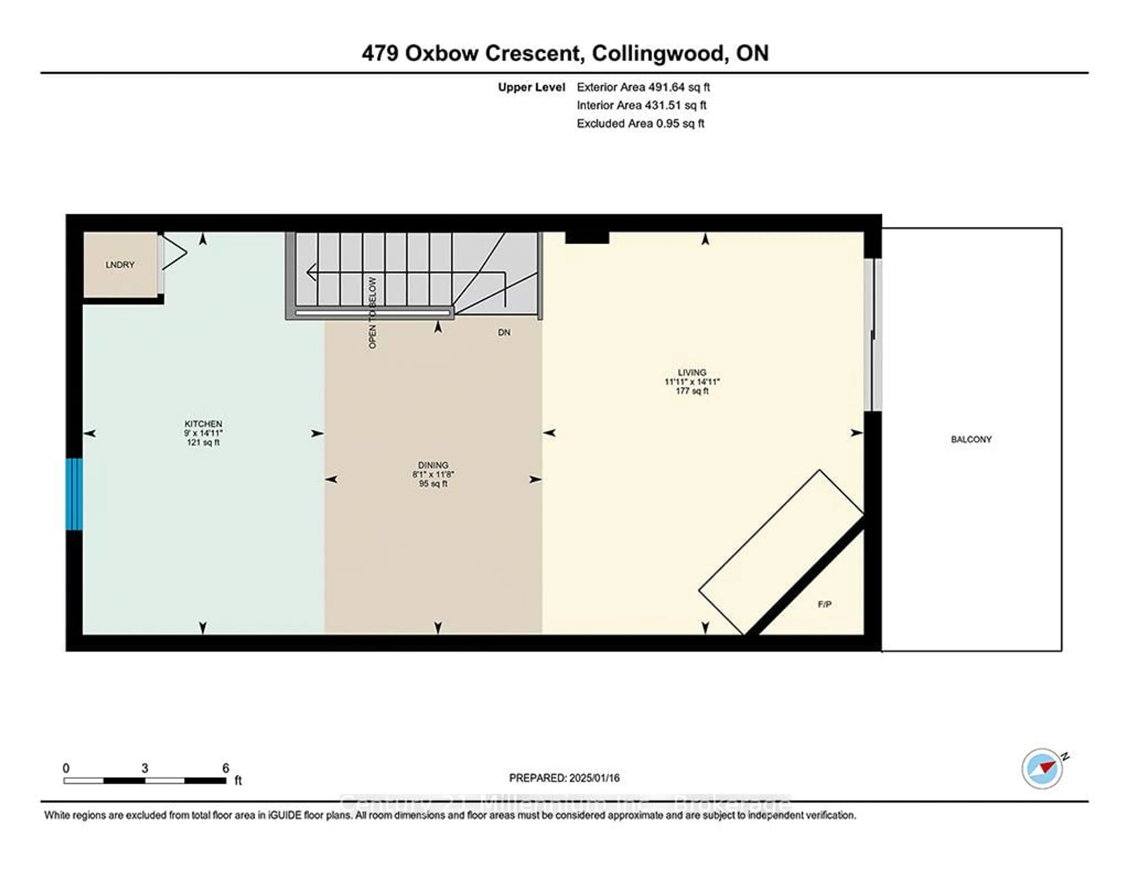 Floor plan for 479 Oxbow Cres, Collingwood Ontario L9Y 5B4
