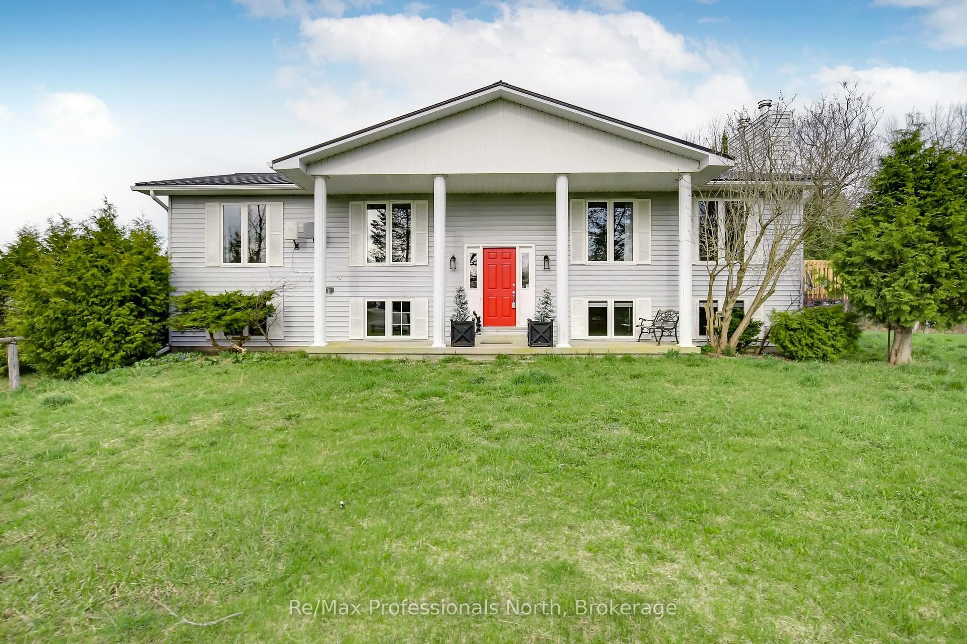 Home with vinyl exterior material, street for 1969 Town Line, Severn Ontario L0K 1E0