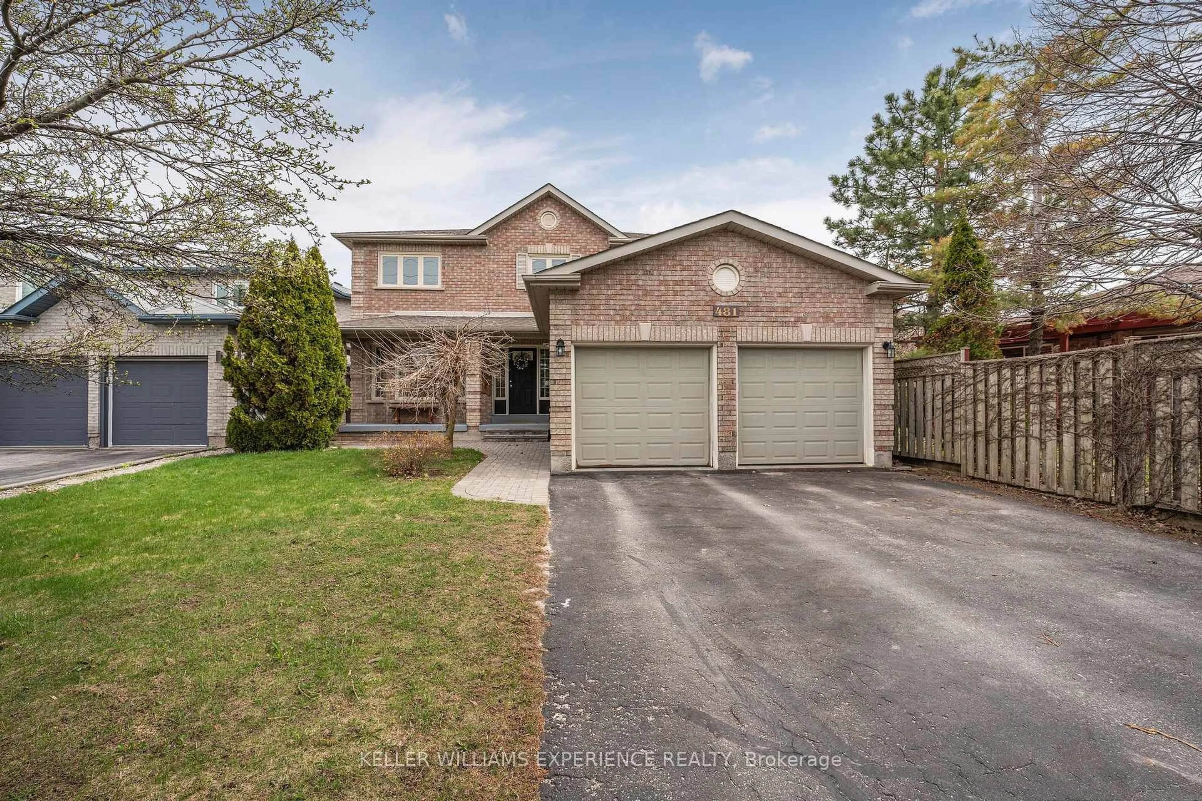 Home with brick exterior material, street for 481 Ferndale Dr, Barrie Ontario L4N 7X7