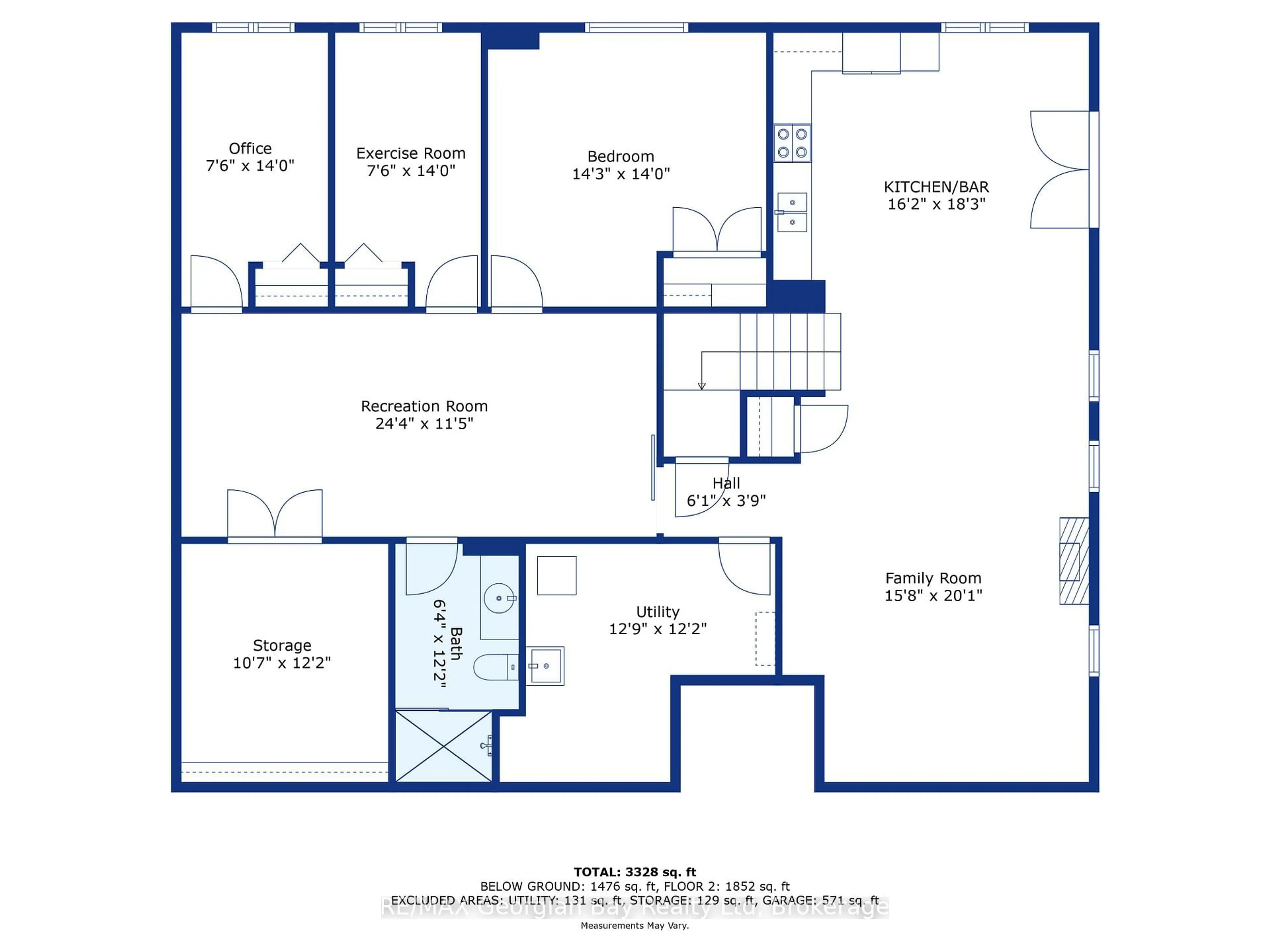 Floor plan for 925 Dominion Ave, Midland Ontario L4R 4W2