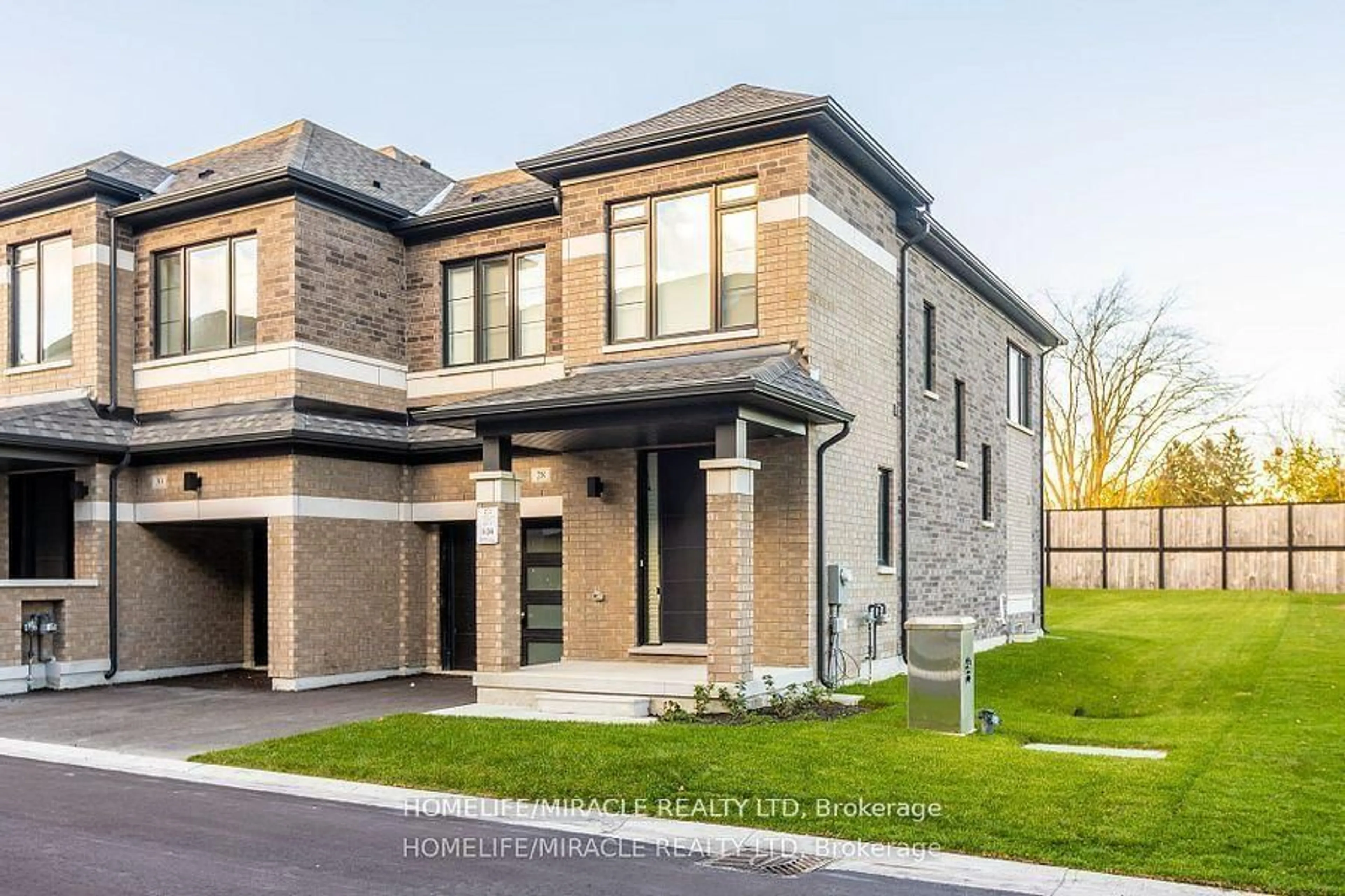Home with brick exterior material, street for 28 Bluebird Lane, Barrie Ontario L9J 0M3