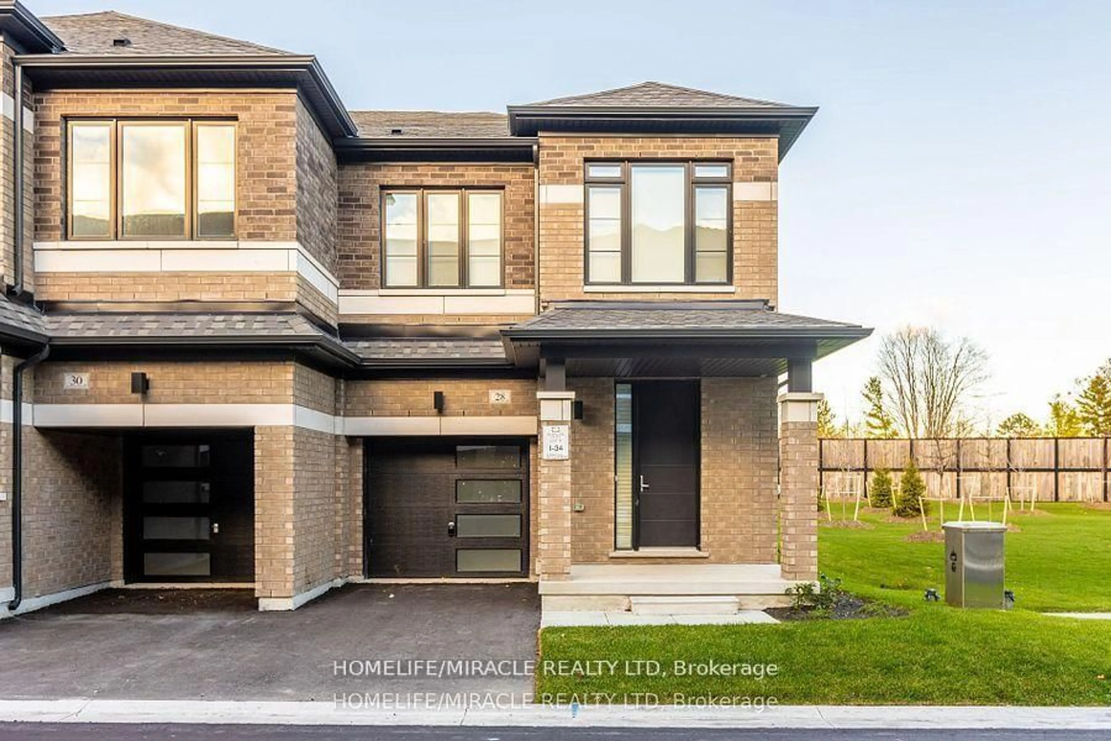 Home with brick exterior material, street for 28 Bluebird Lane, Barrie Ontario L9J 0M3