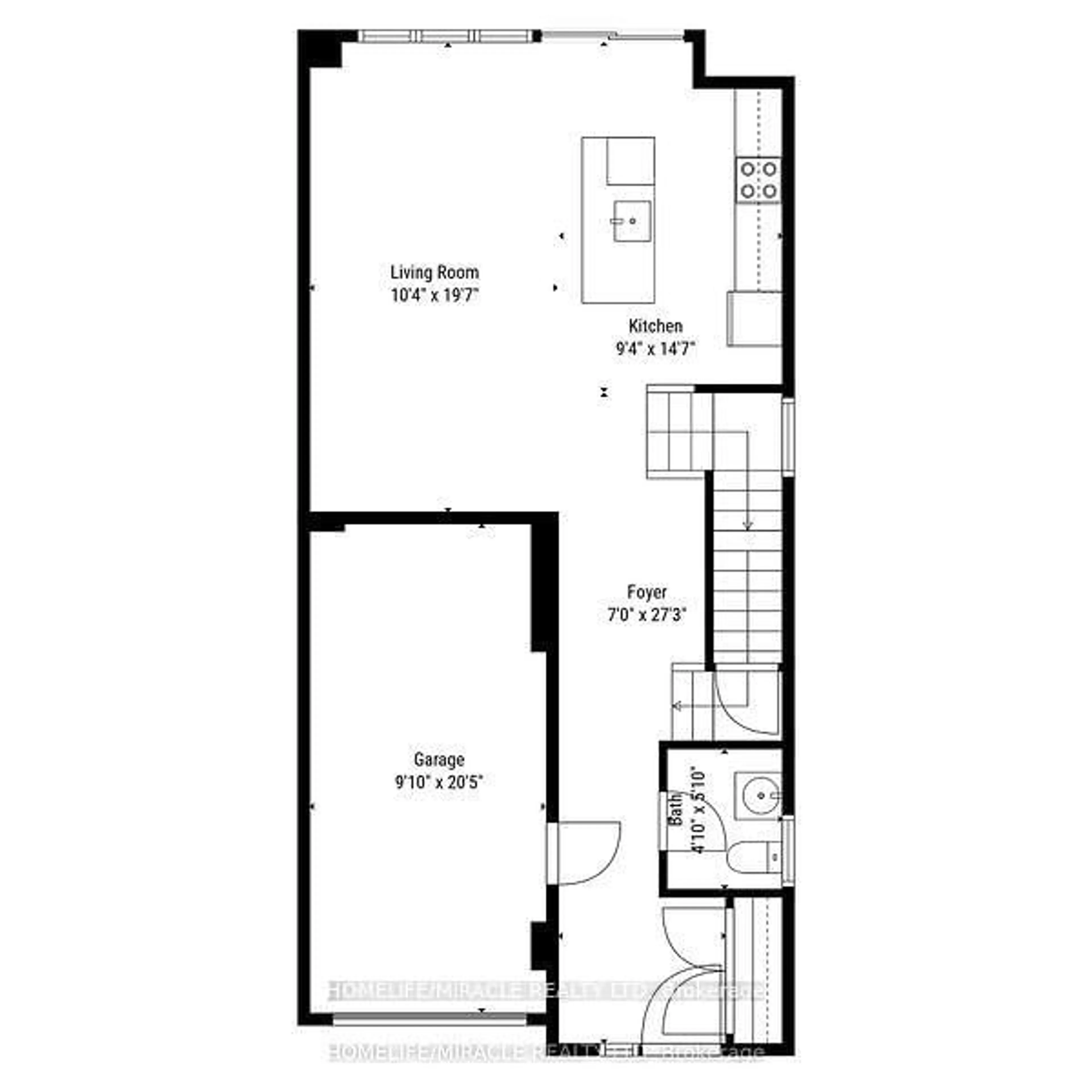 Floor plan for 28 Bluebird Lane, Barrie Ontario L9J 0M3
