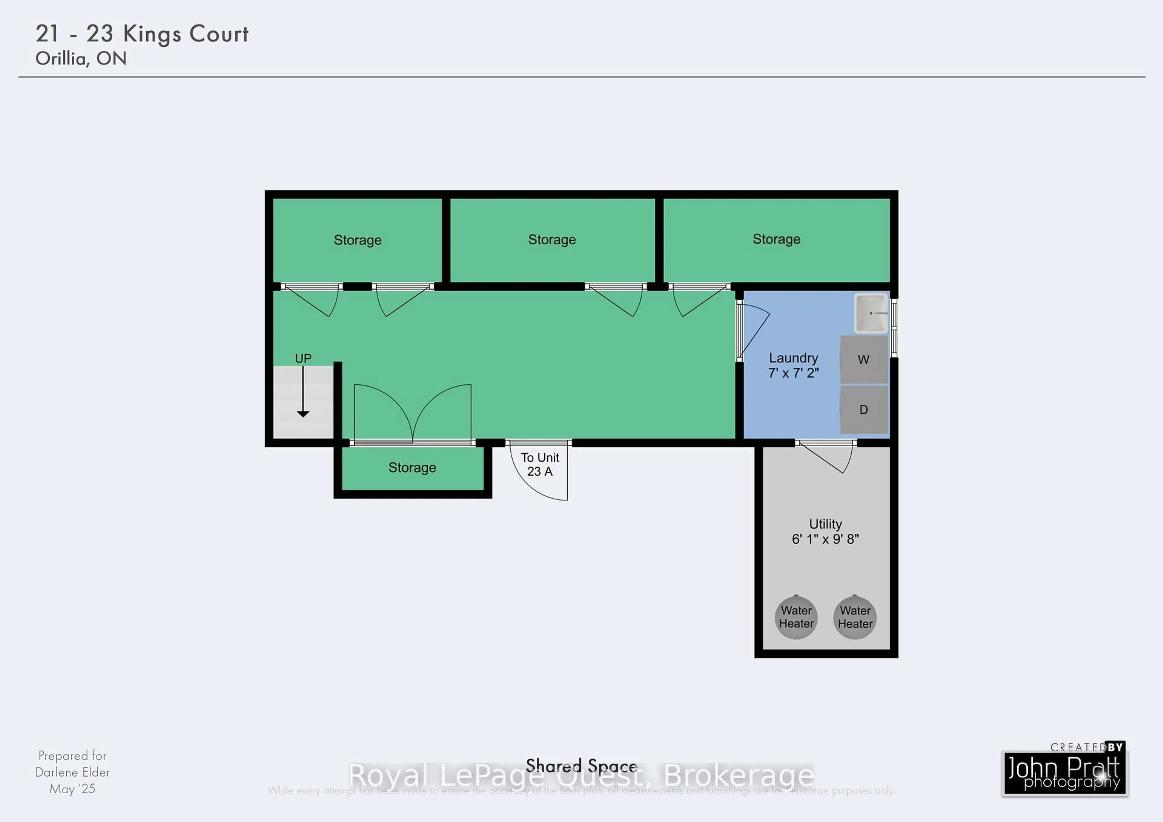 Floor plan for 21 King's Crt, Orillia Ontario L3V 6S3