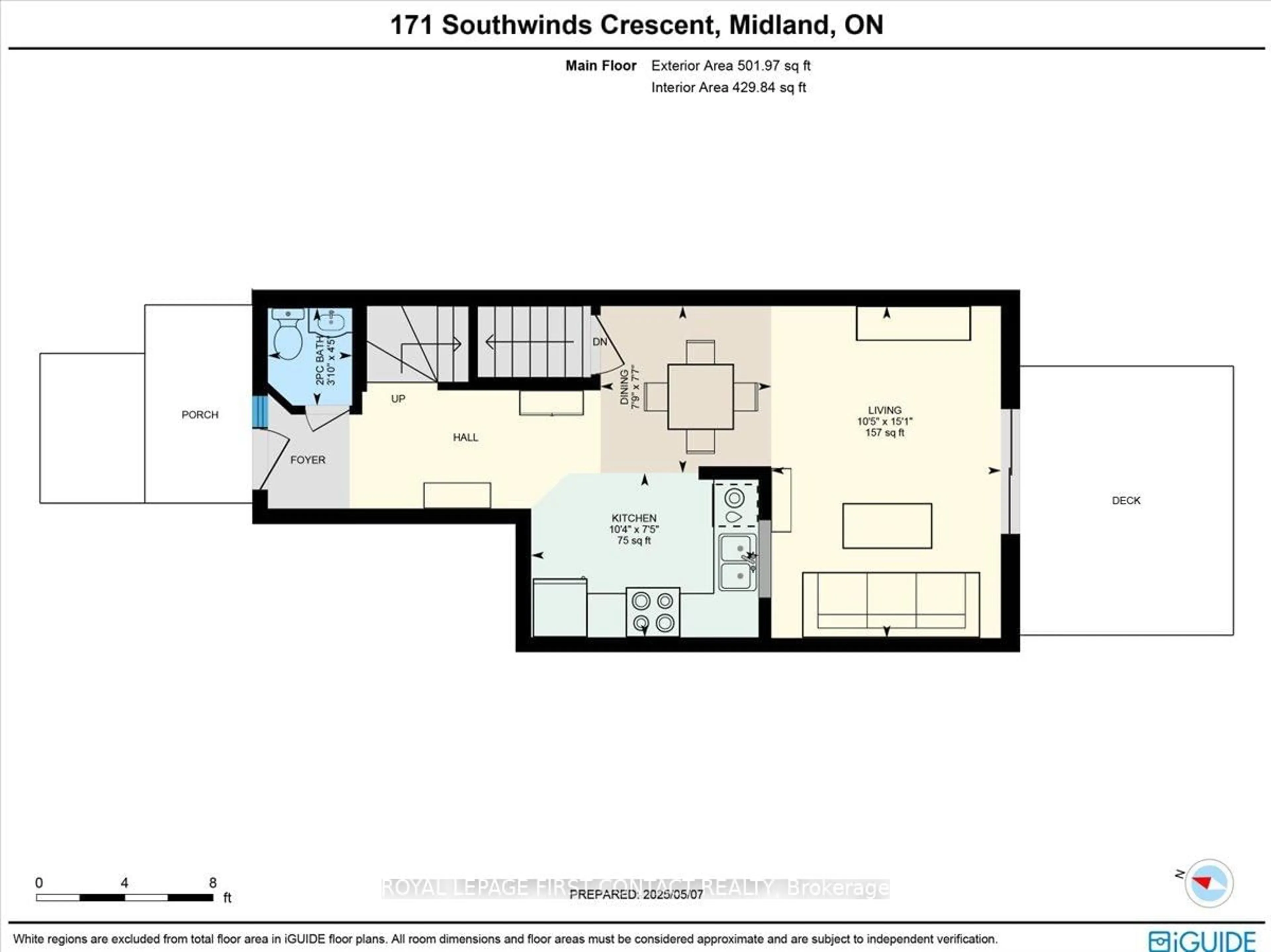 Floor plan for 171 Southwinds Cres, Midland Ontario L4R 0A2