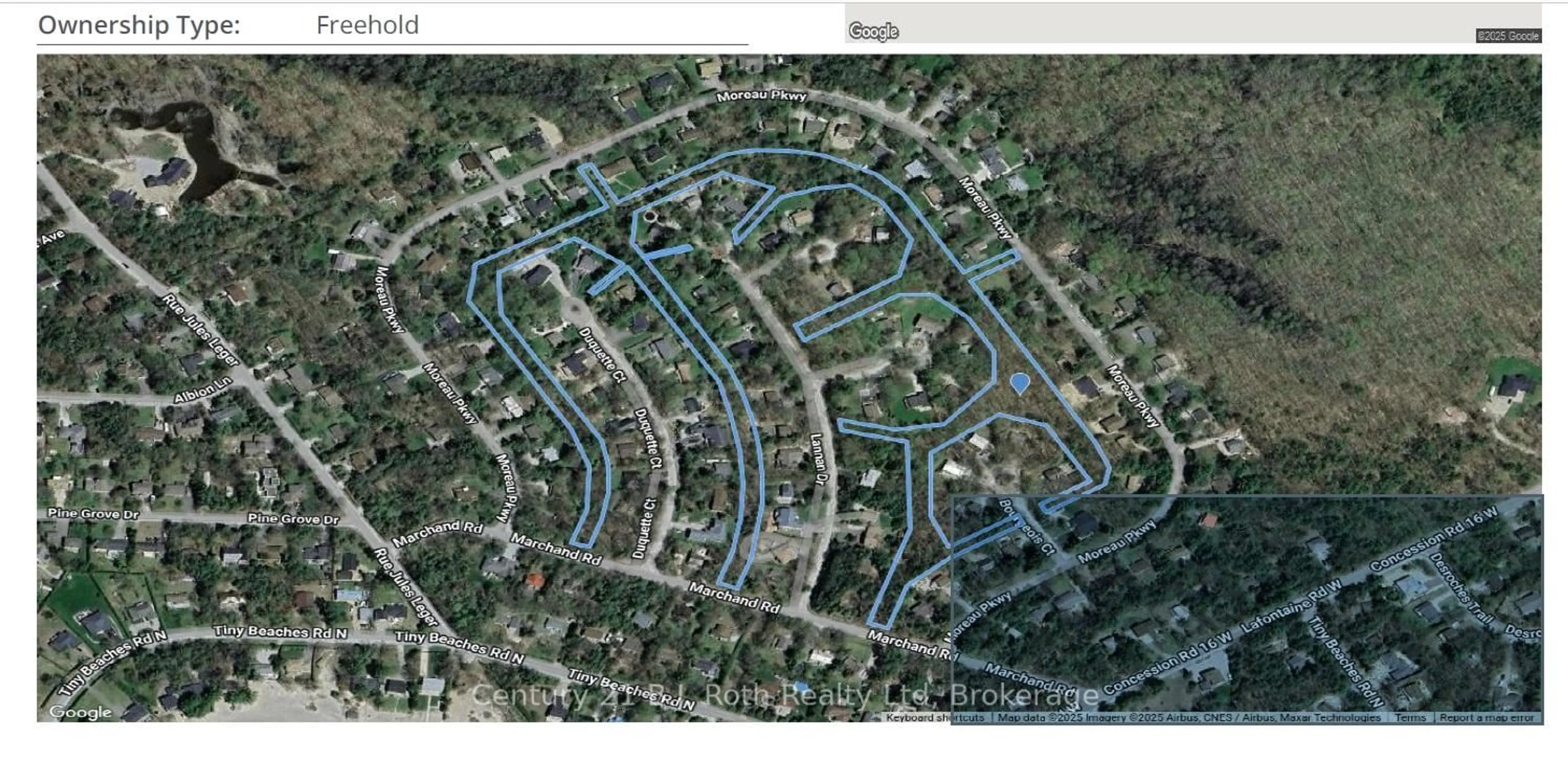 Picture of a map for 3 Celestine Crt, Tiny Ontario L9M 0H3