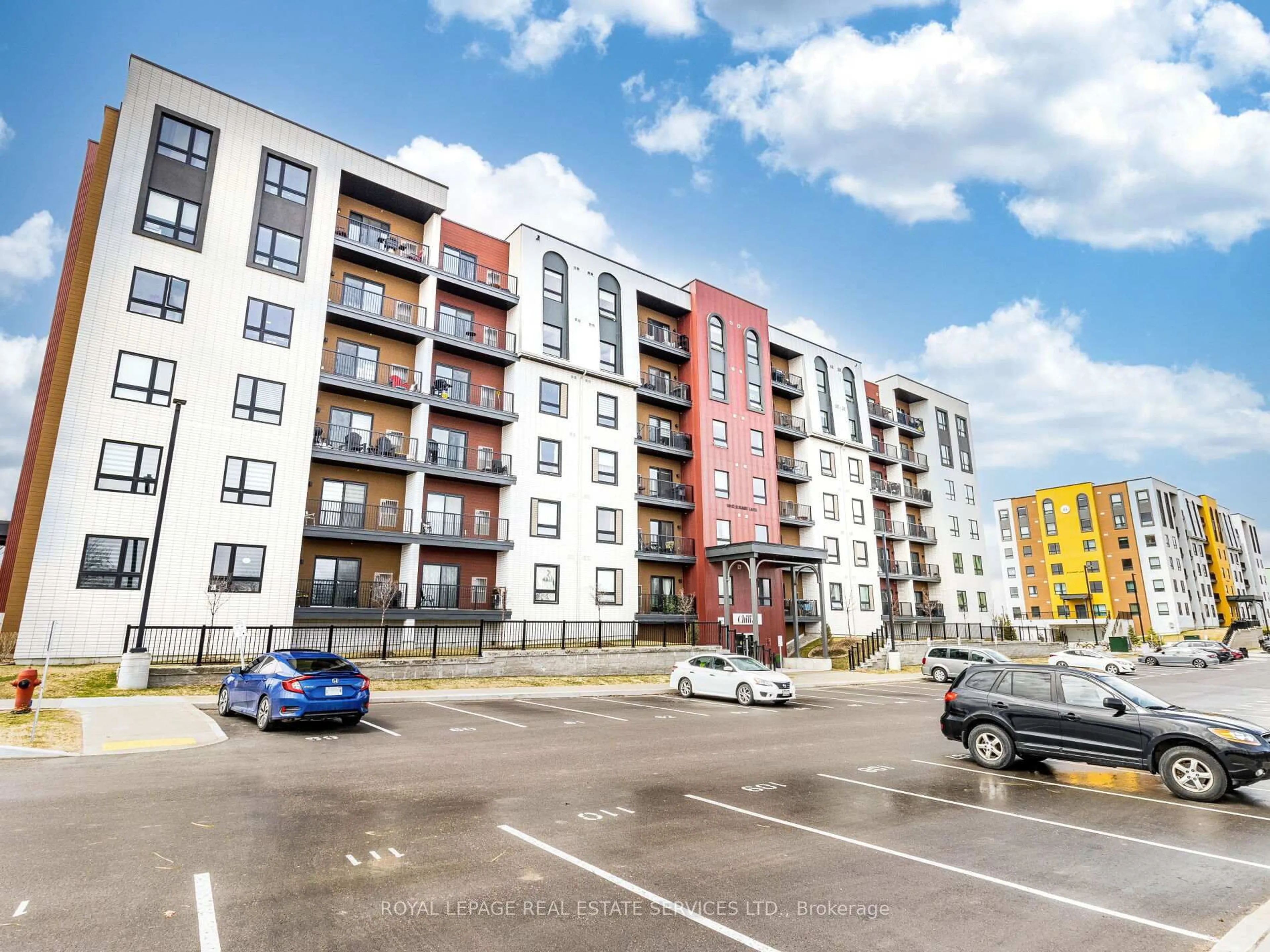A pic from outside/outdoor area/front of a property/back of a property/a pic from drone, street for 10 Culinary Lane #211, Barrie Ontario L9J 0K2