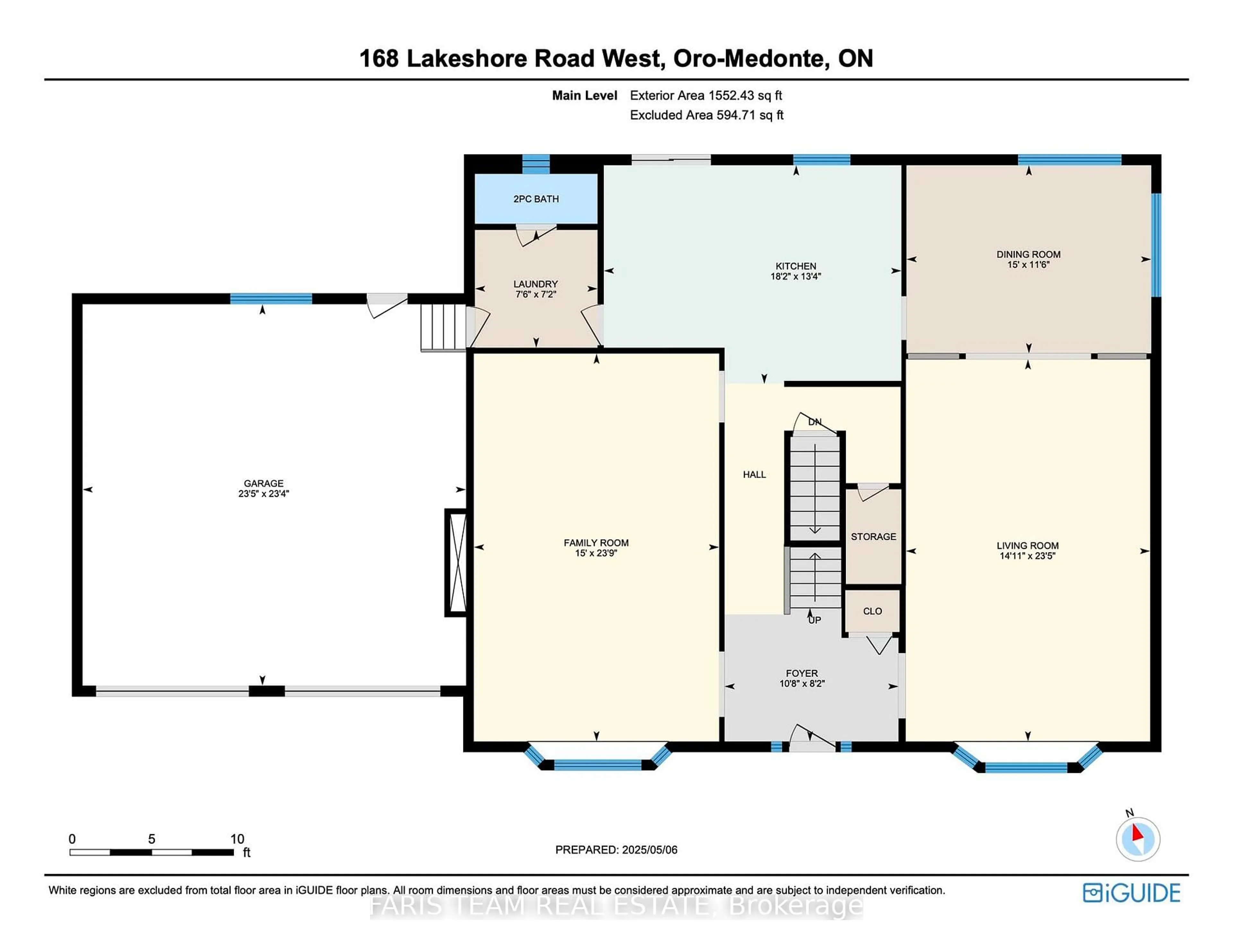 Floor plan for 168 Lakeshore Rd, Oro-Medonte Ontario L0L 2E0