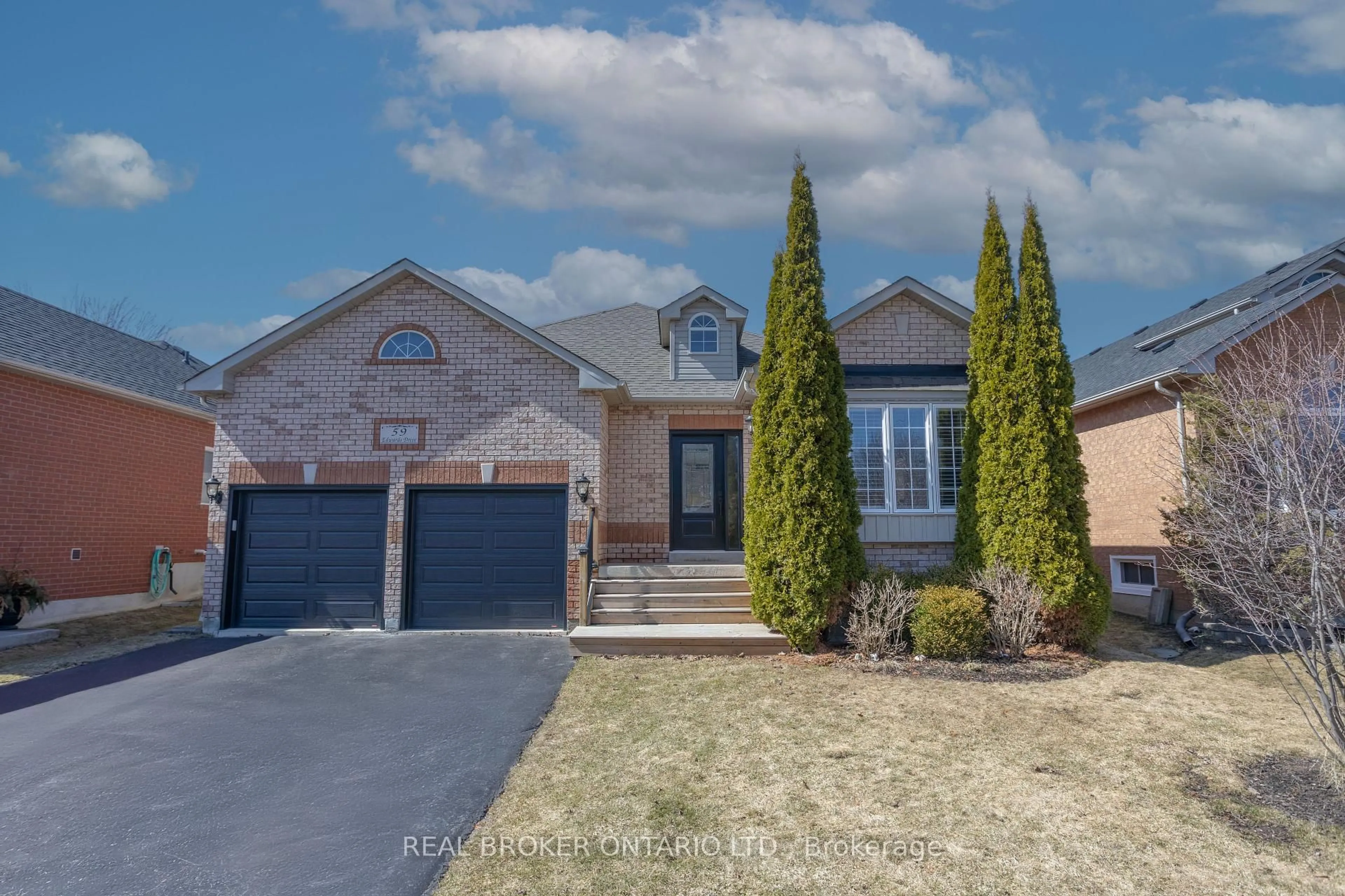 Home with brick exterior material, street for 59 Edwards Dr, Barrie Ontario L4N 9K8