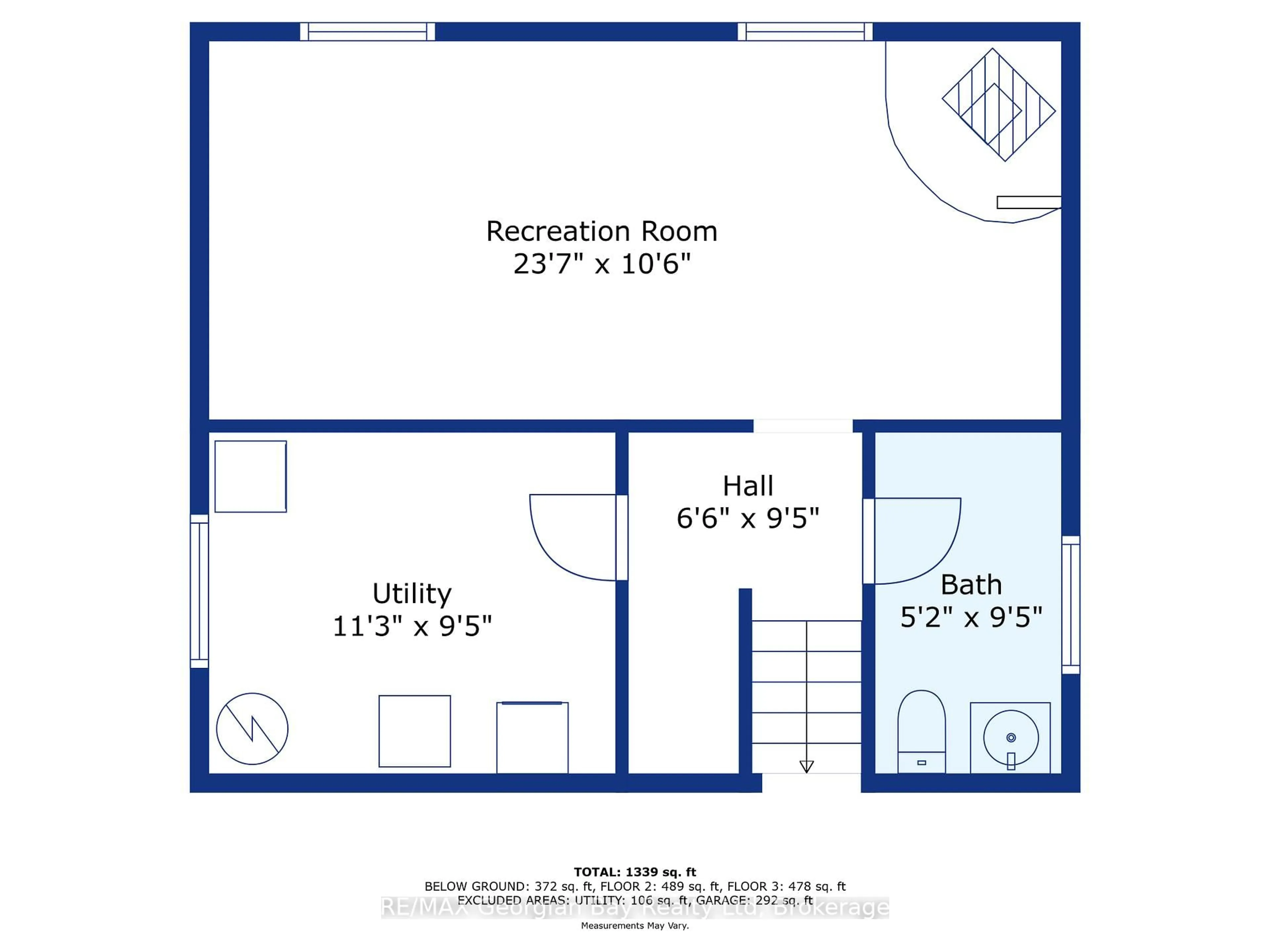 Floor plan for 338 Seventh St, Midland Ontario L4R 3Z9