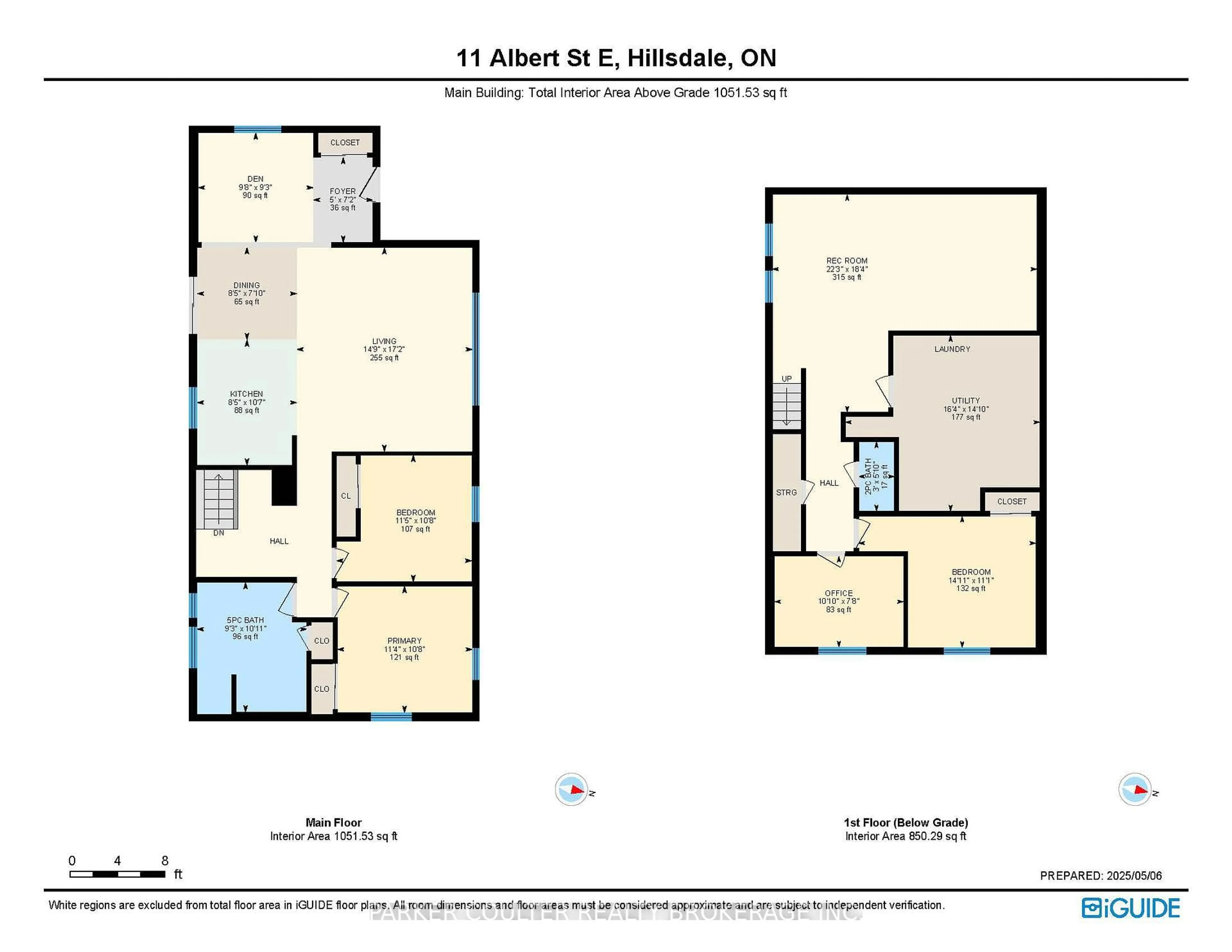 Floor plan for 11 Albert St, Springwater Ontario L0L 1V0