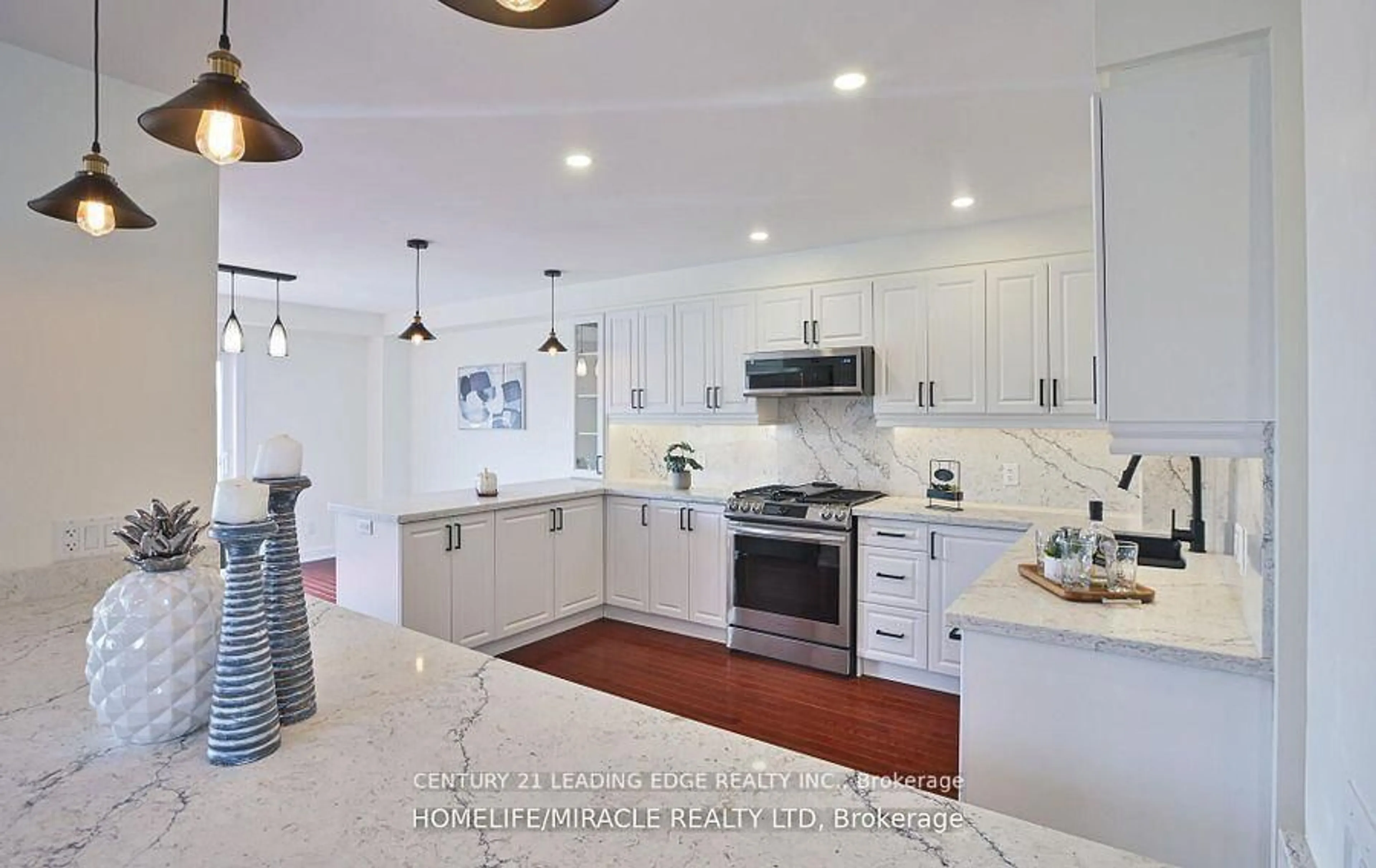 Contemporary kitchen, ceramic/tile floor for 7497 County Rd. 91 Rd, Clearview Ontario L0M 1S0