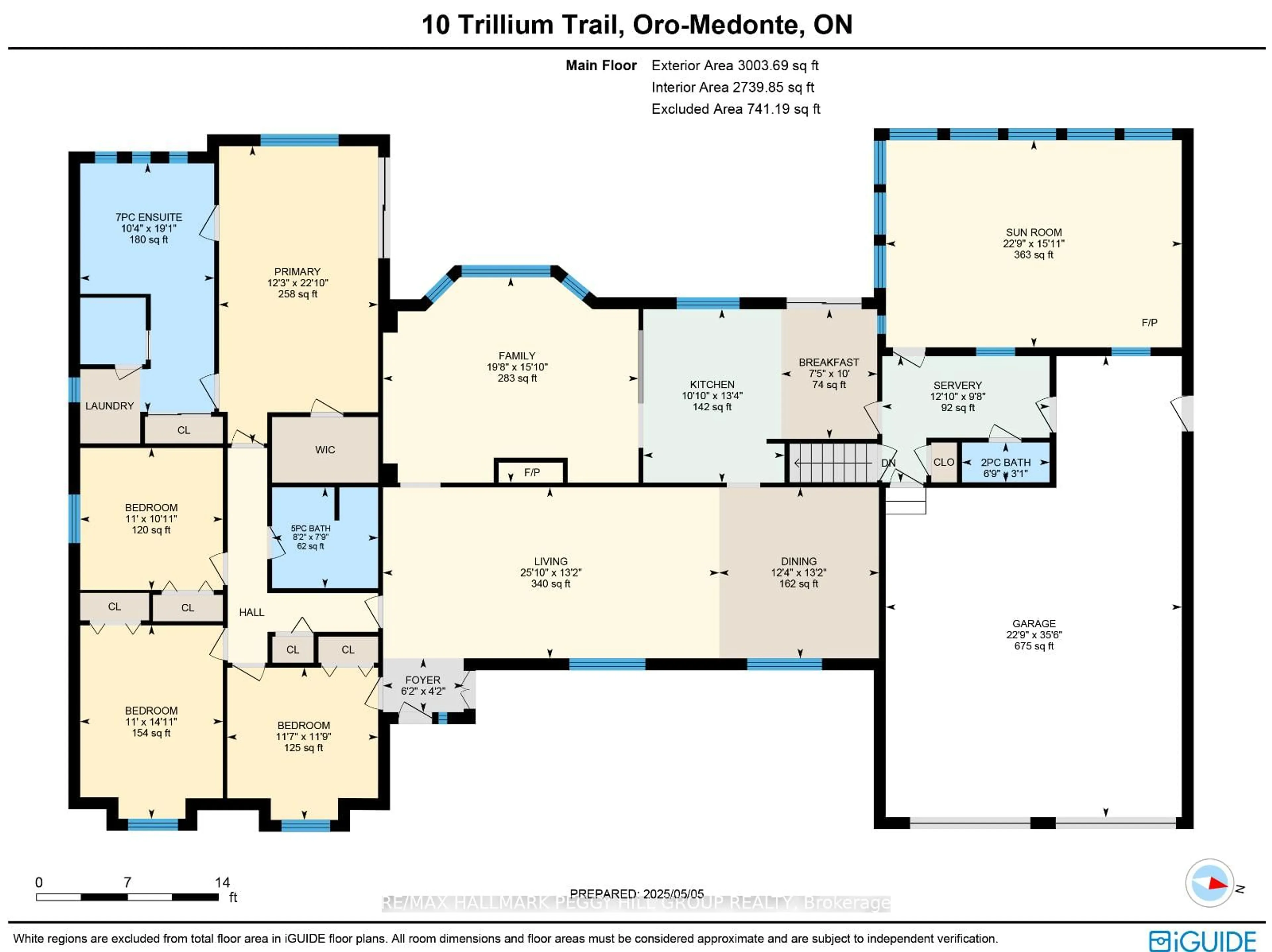 Floor plan for 10 Trillium Tr, Oro-Medonte Ontario L0K 1E0