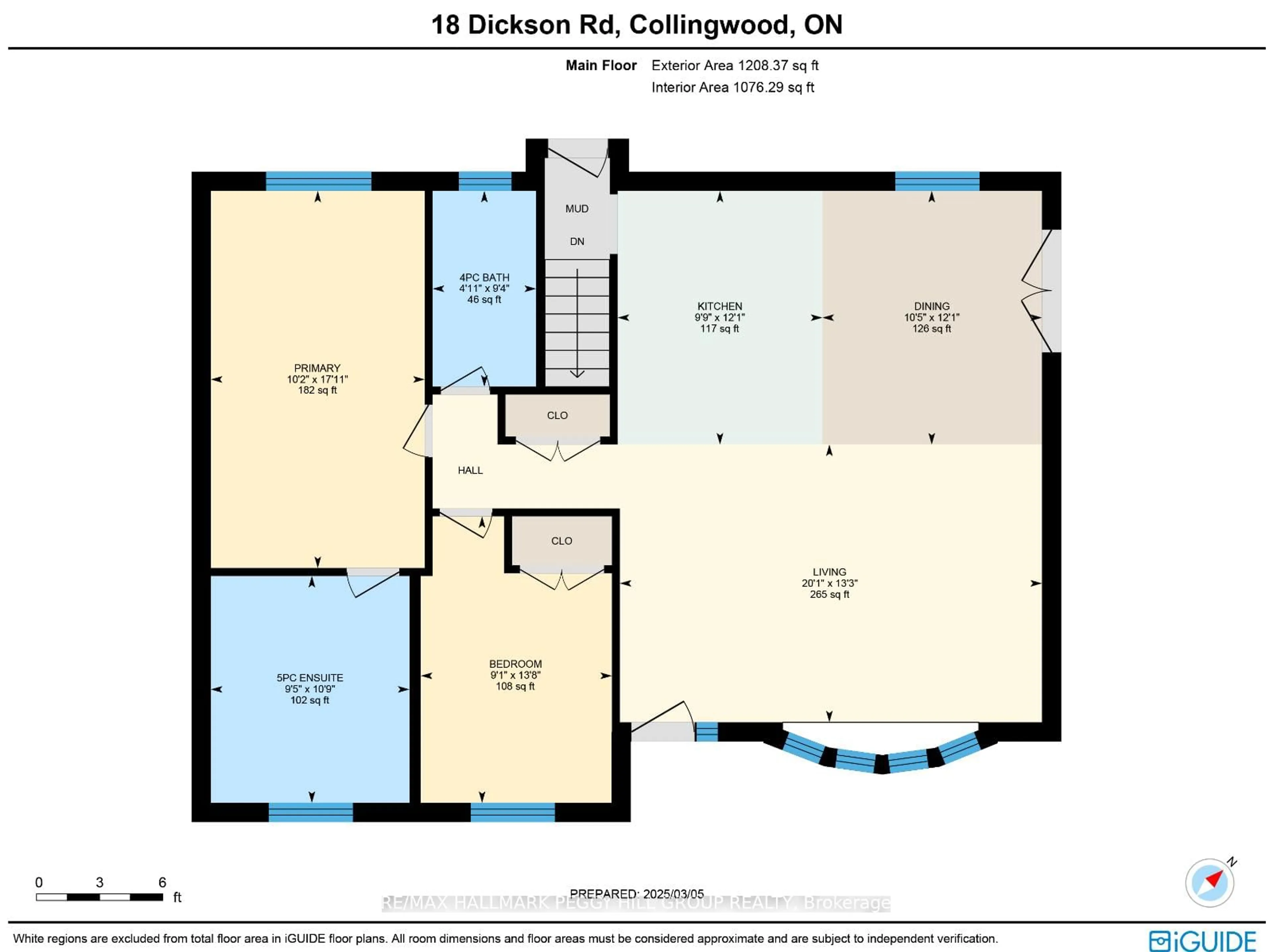 Floor plan for 18 Dickson Rd, Collingwood Ontario L9Y 2X3