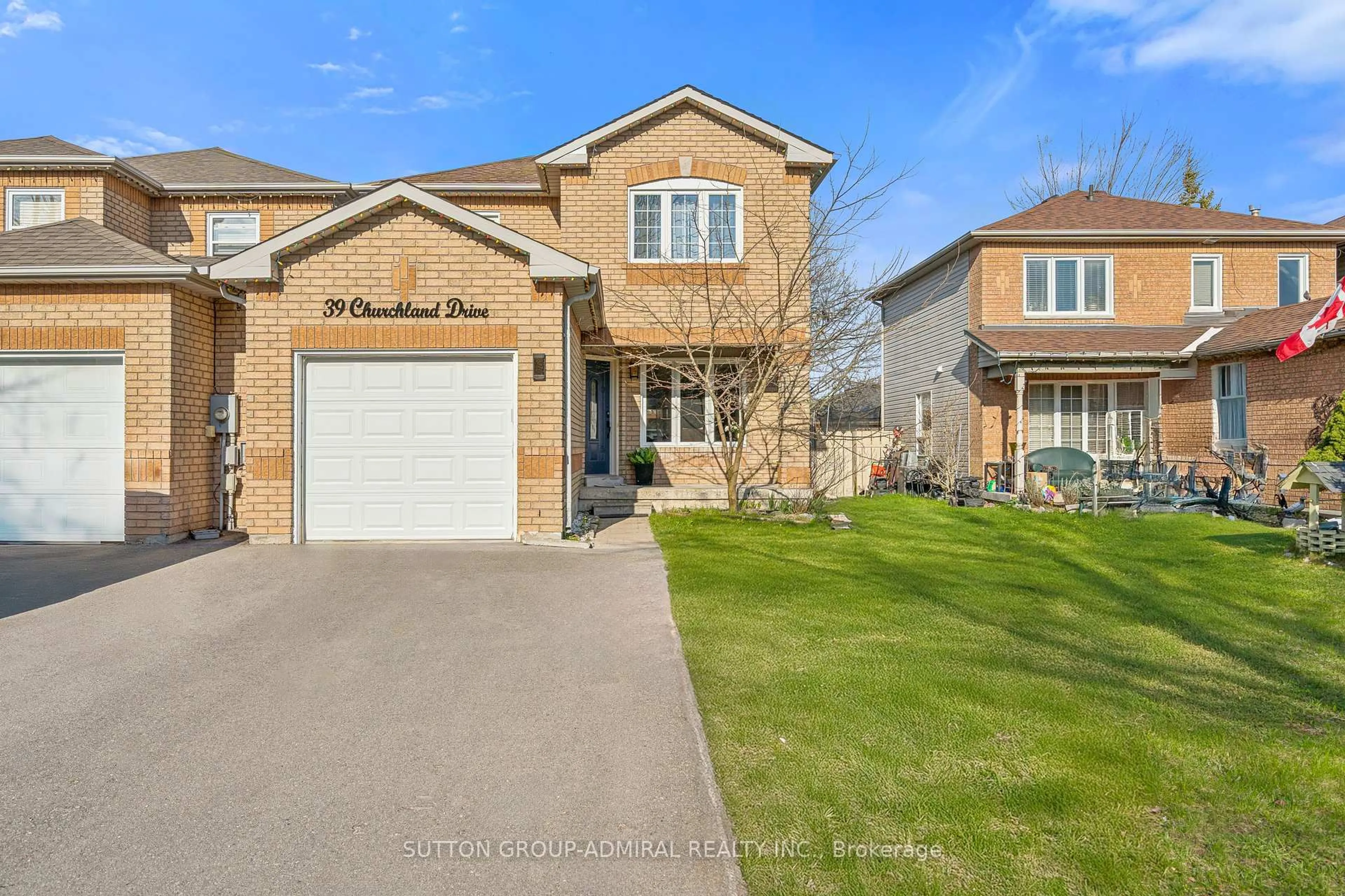 Home with brick exterior material, street for 39 CHURCHLAND Dr, Barrie Ontario L4N 8P9