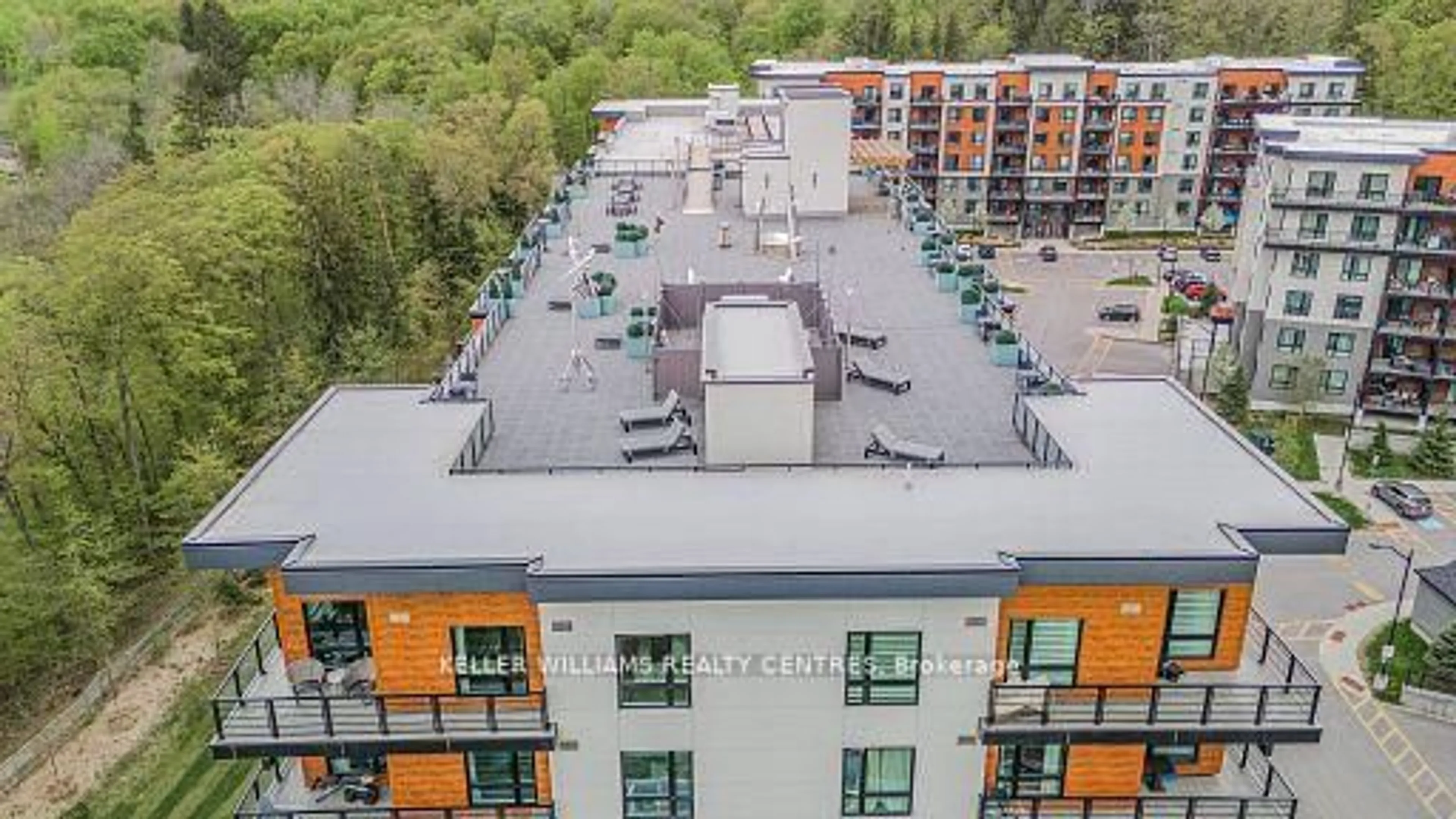 A pic from outside/outdoor area/front of a property/back of a property/a pic from drone, city buildings view from balcony for 306 Essa Rd #401, Barrie Ontario L9J 0H5