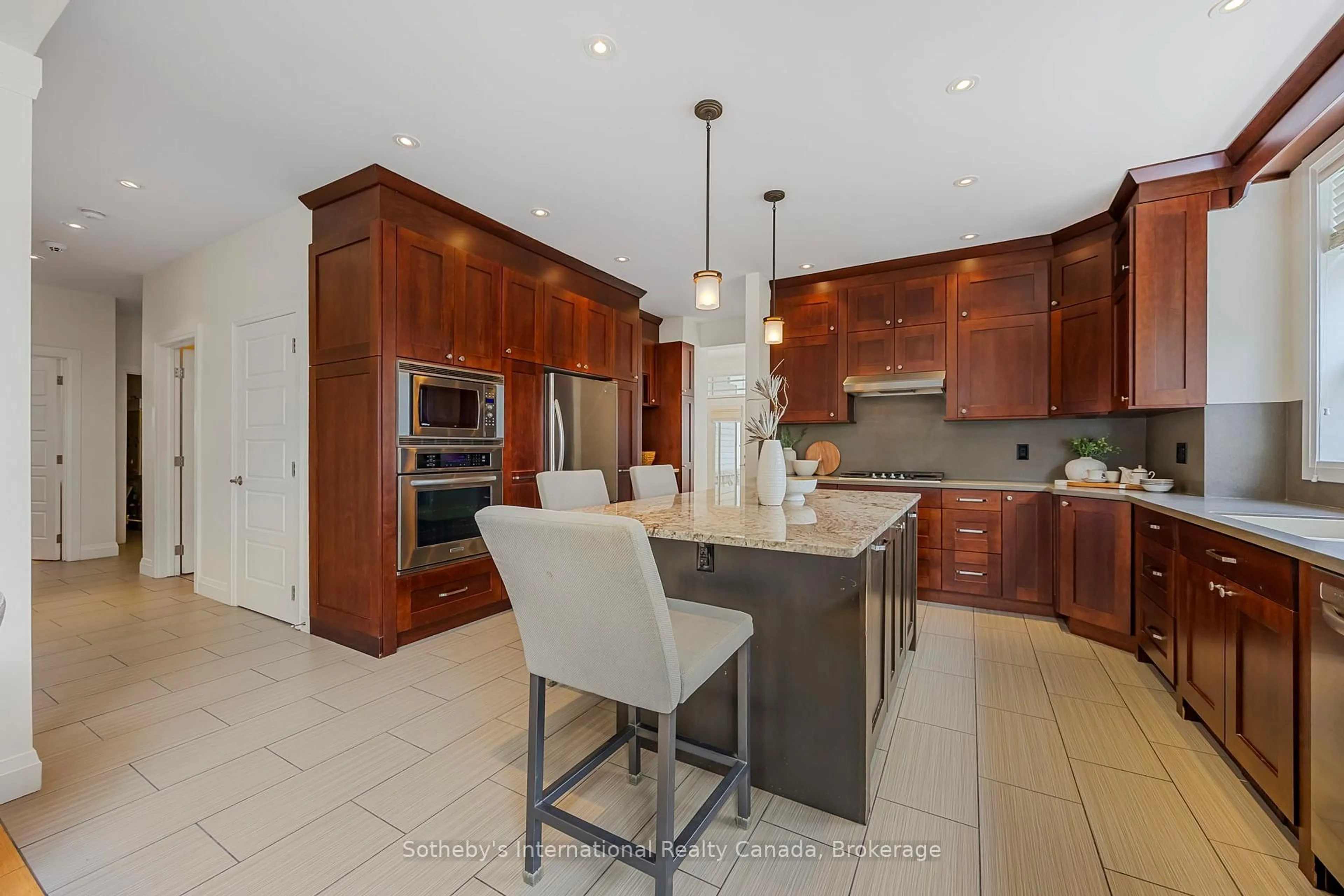 Open concept kitchen, ceramic/tile floor for 2 Swan Lane, Tay Ontario L0K 1R0
