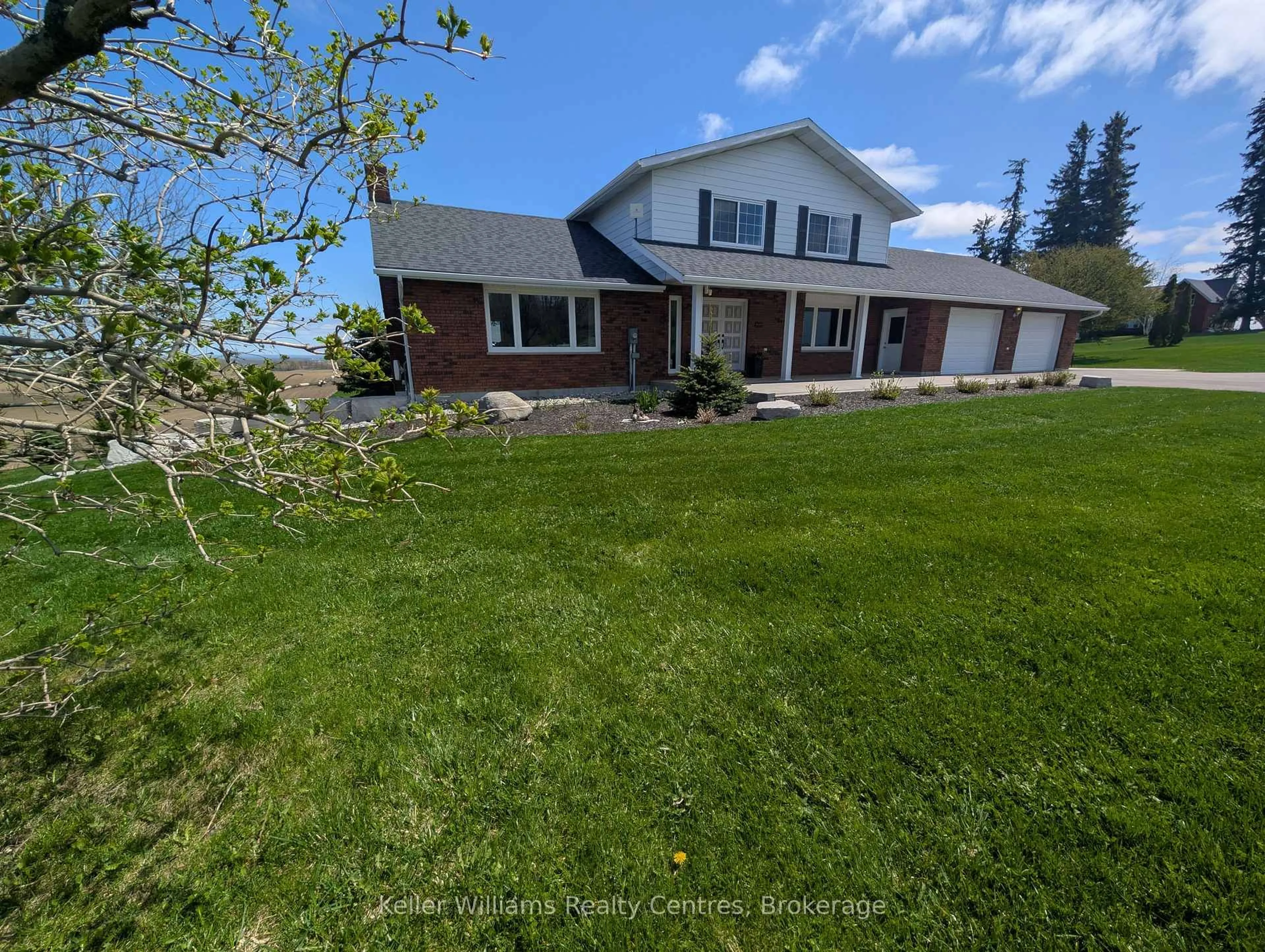 A pic from outside/outdoor area/front of a property/back of a property/a pic from drone, water/lake/river/ocean view for 2219 County Rd 42 N/A, Clearview Ontario L0M 1S0