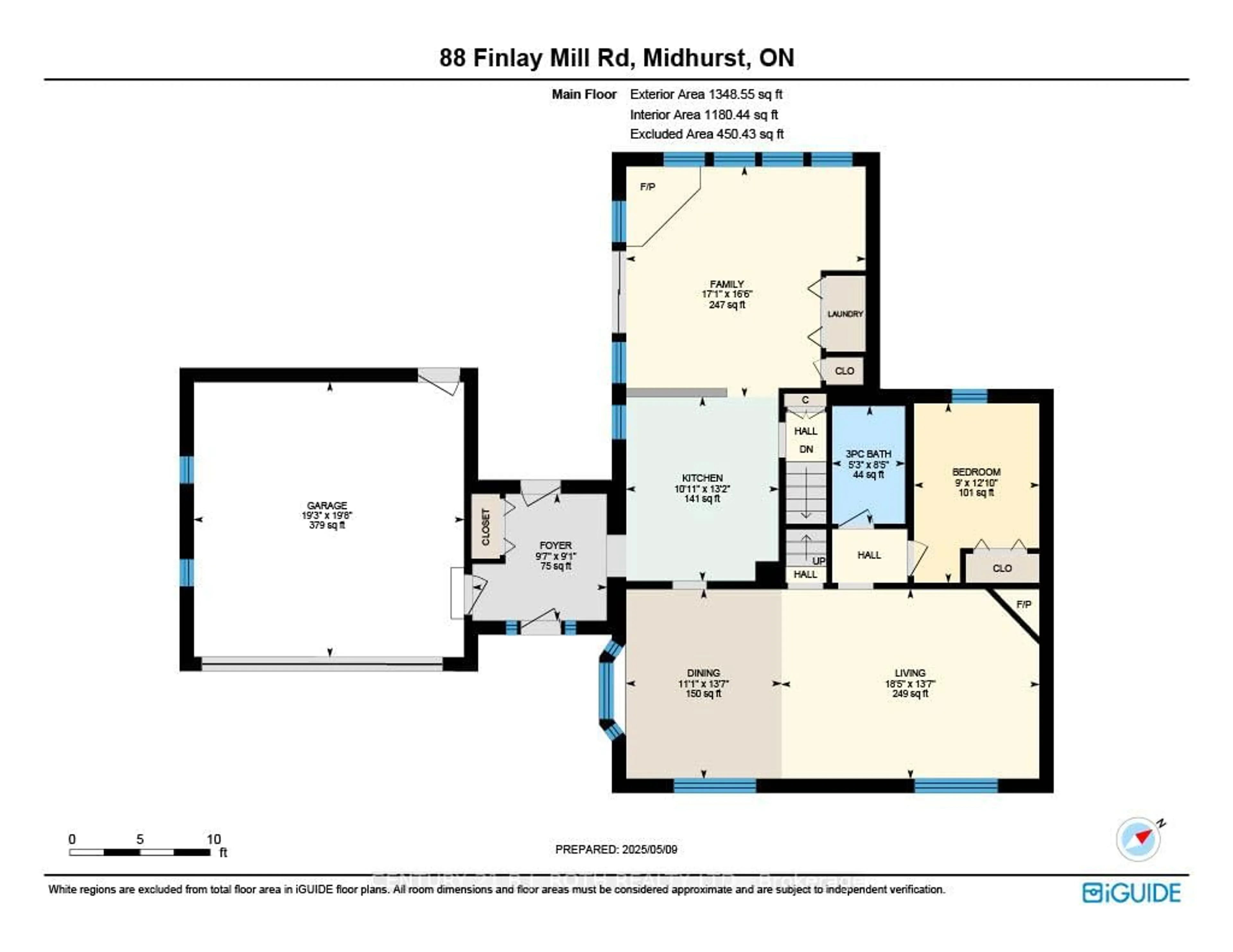 Floor plan for 88 Finlay Mill Rd, Springwater Ontario L9X 0L6