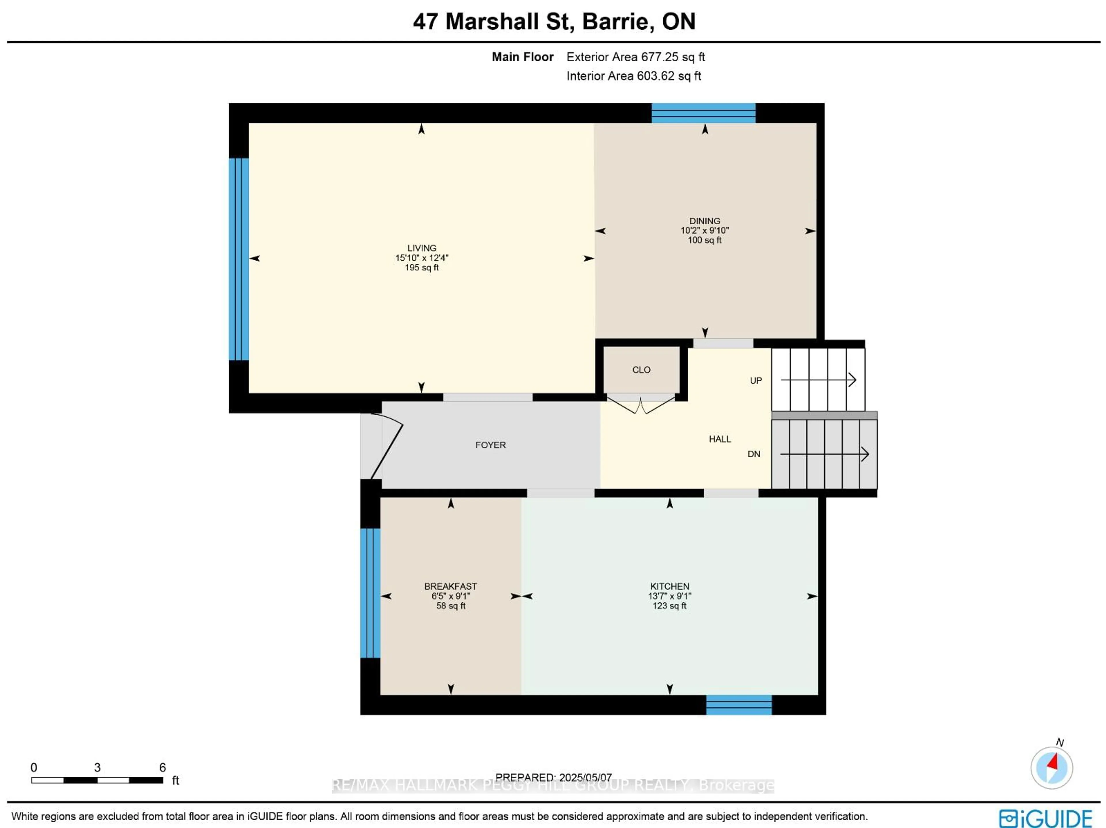 Floor plan for 47 Marshall St, Barrie Ontario L4N 3S6