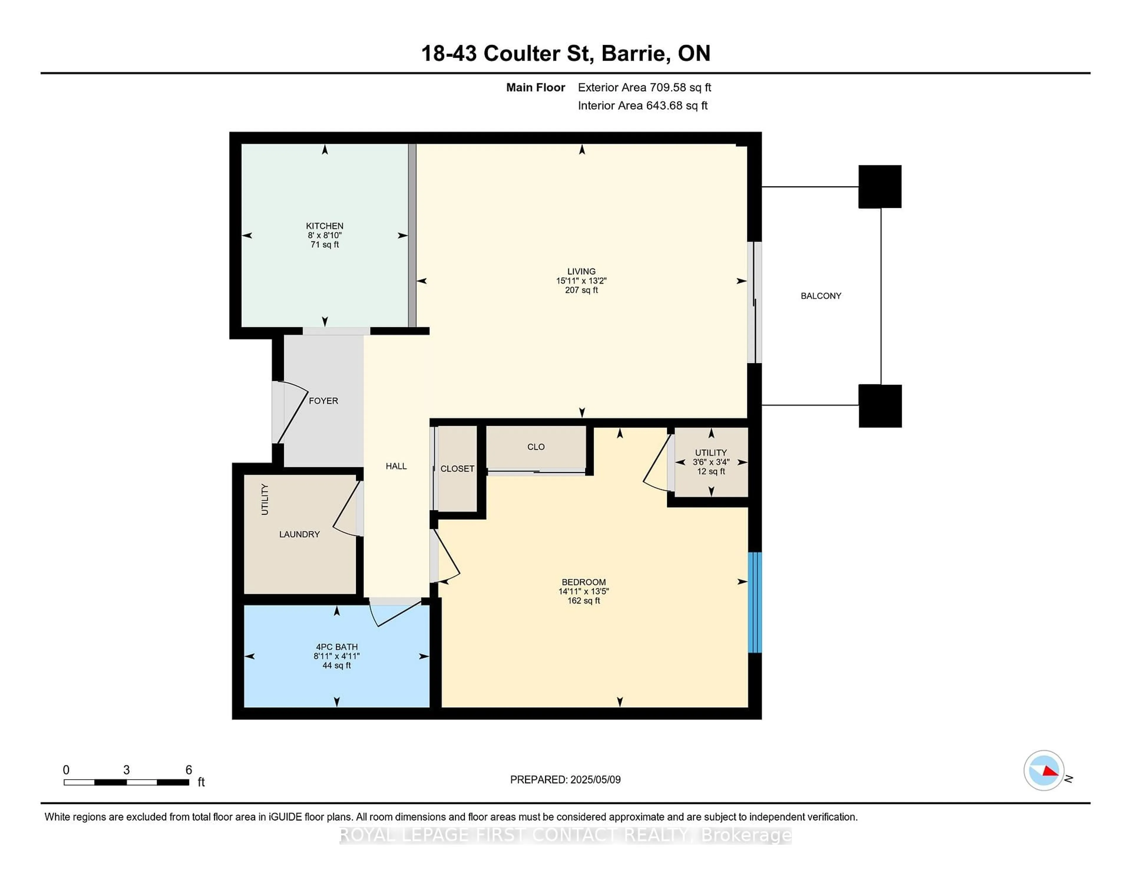 Floor plan for 43 Coulter St #18, Barrie Ontario L4N 6L9