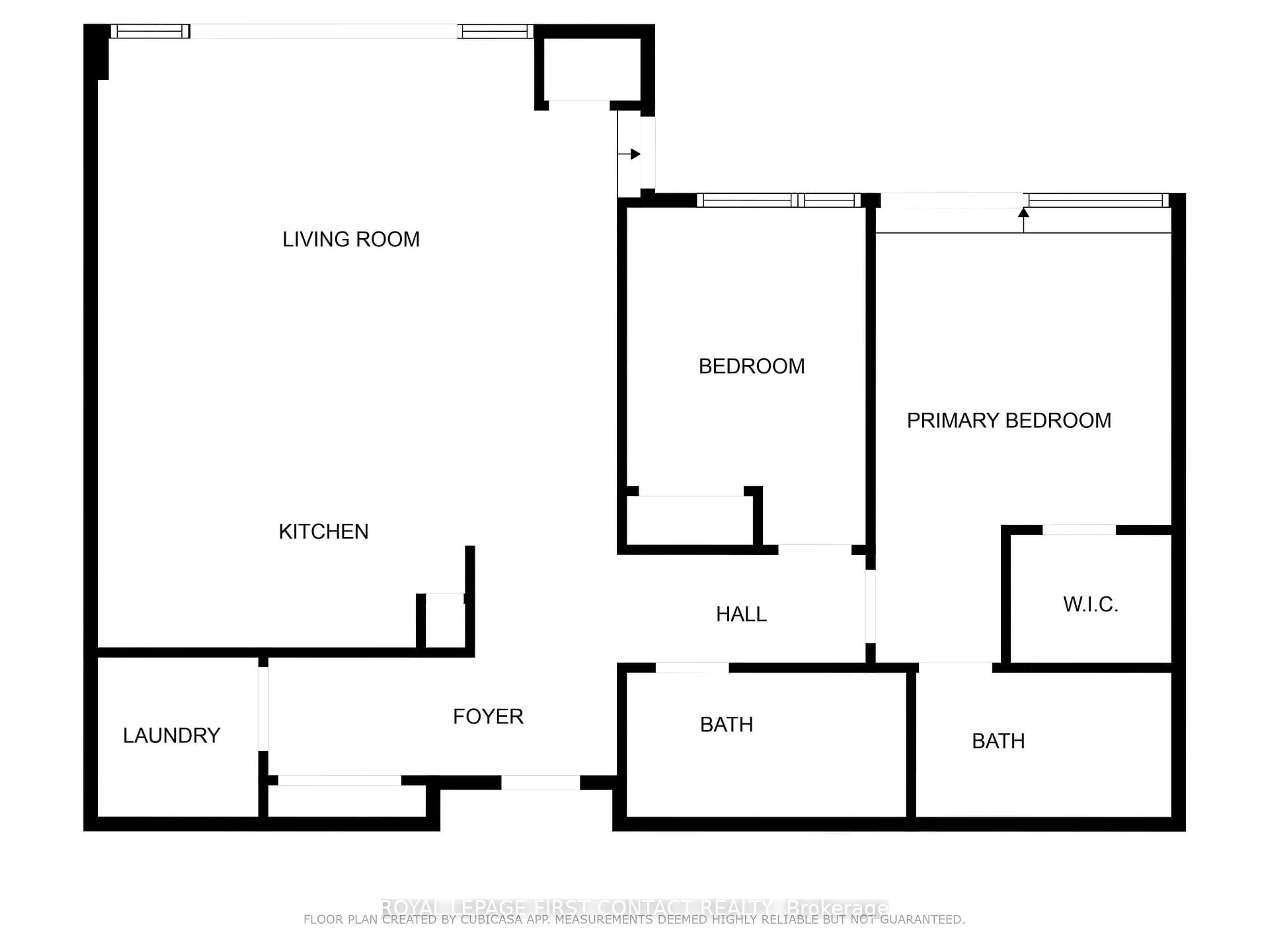 Floor plan for 185 Dunlop St #421, Barrie Ontario L4M 1B2