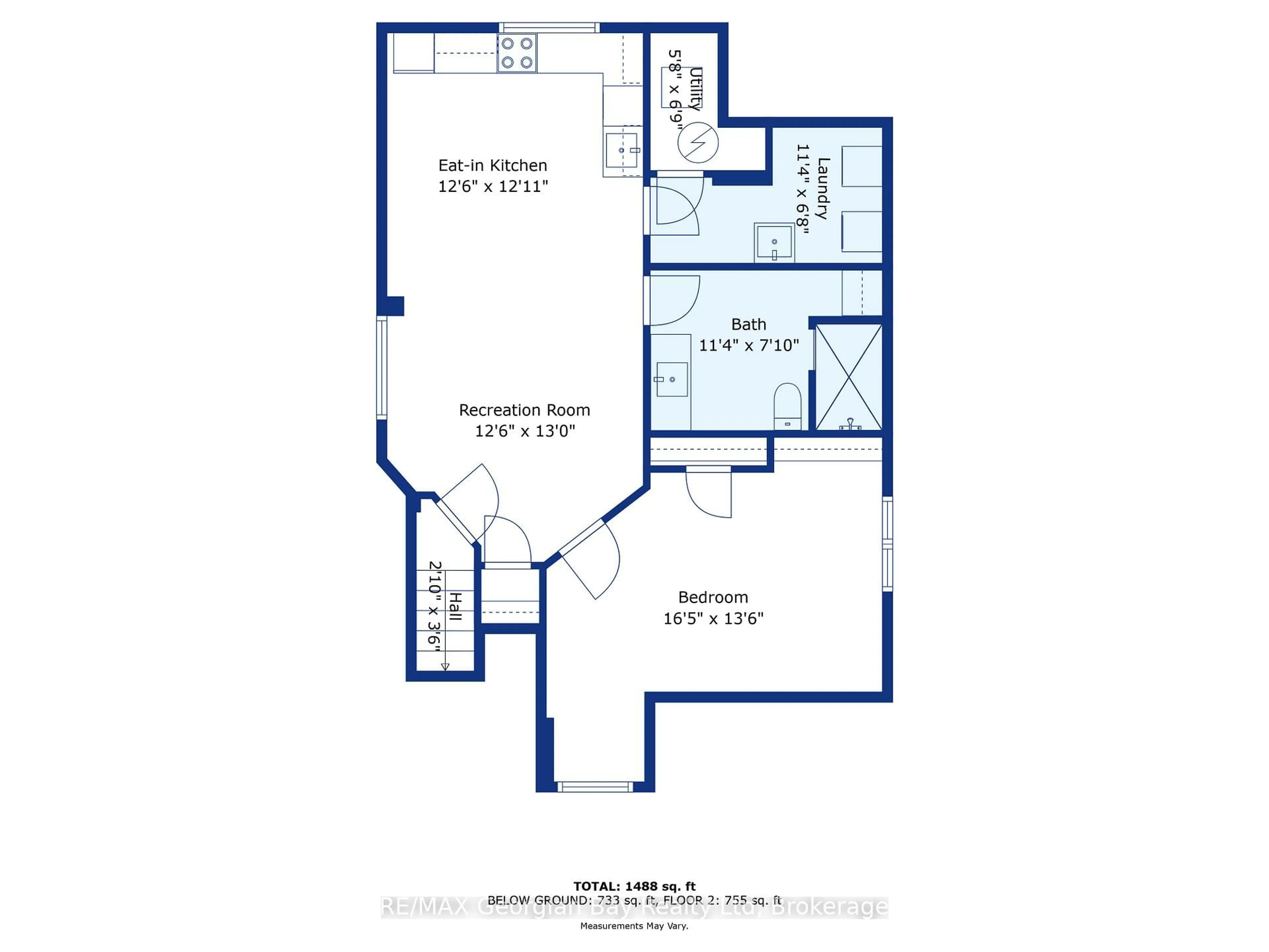 Floor plan for 415 Irwin St, Midland Ontario L4R 2V6