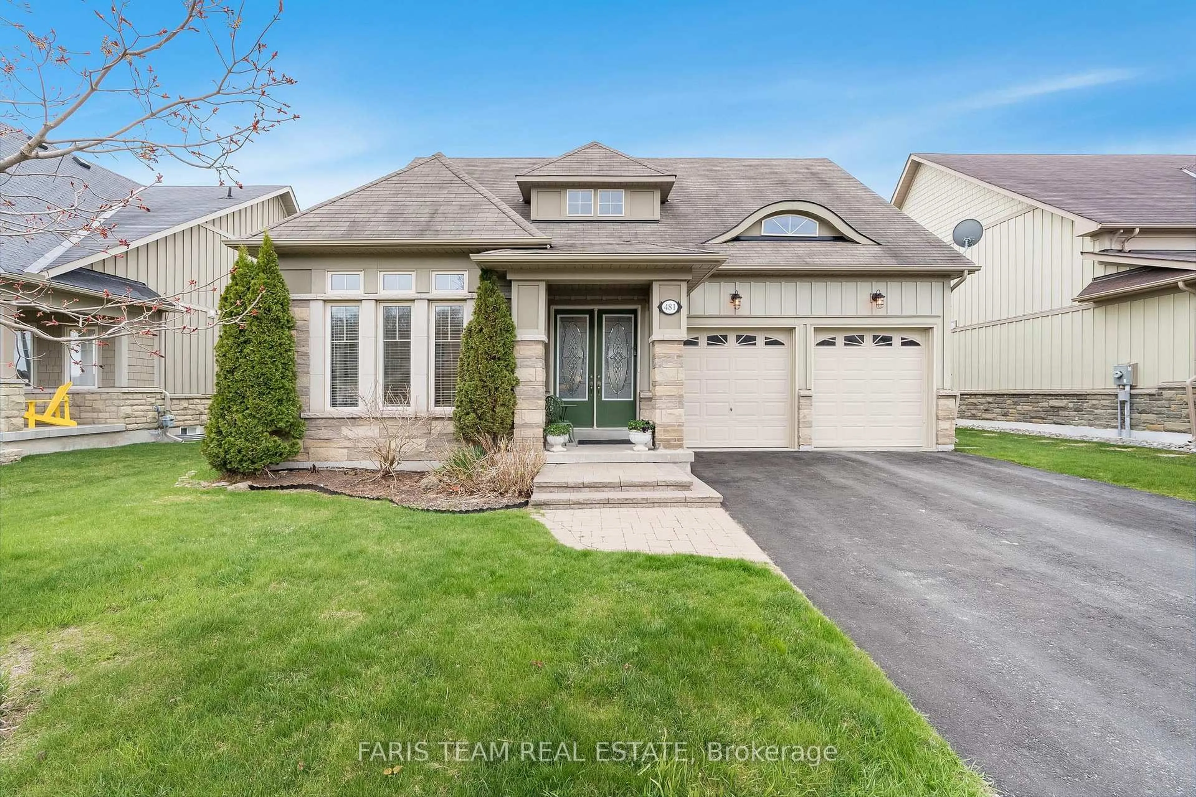 Home with brick exterior material, street for 481 Bayport Blvd, Midland Ontario L4R 0C5