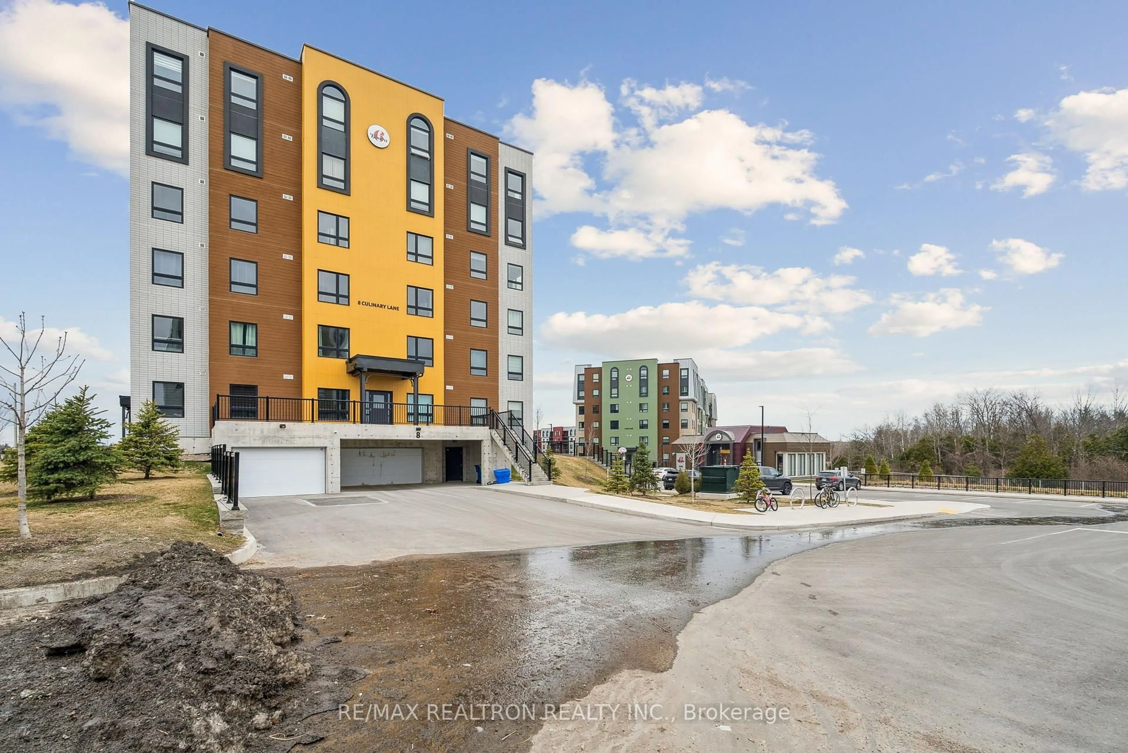 A pic from outside/outdoor area/front of a property/back of a property/a pic from drone, unknown for 8 Culinary Lane #307, Barrie Ontario L9J 0T2