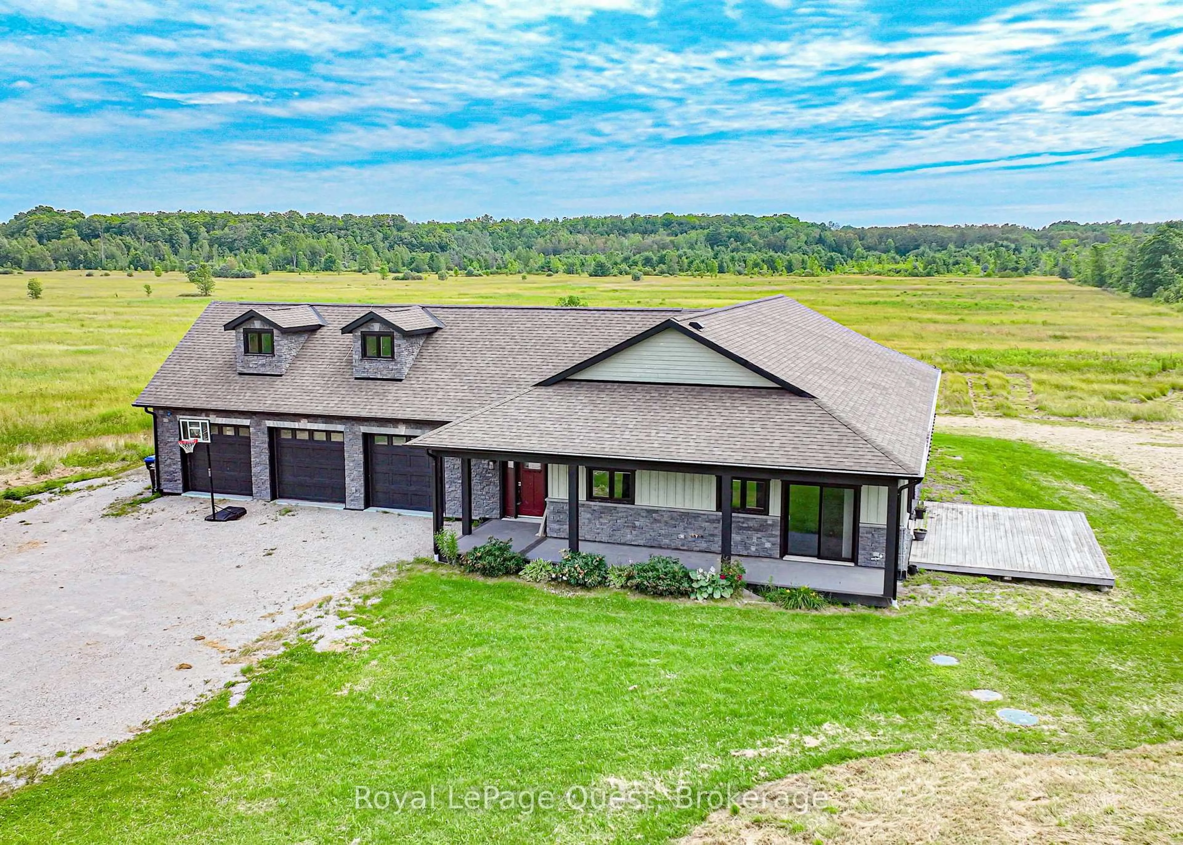 A pic from outside/outdoor area/front of a property/back of a property/a pic from drone, unknown for 7761 McArthur Sdrd, Ramara Ontario L0K 2B0