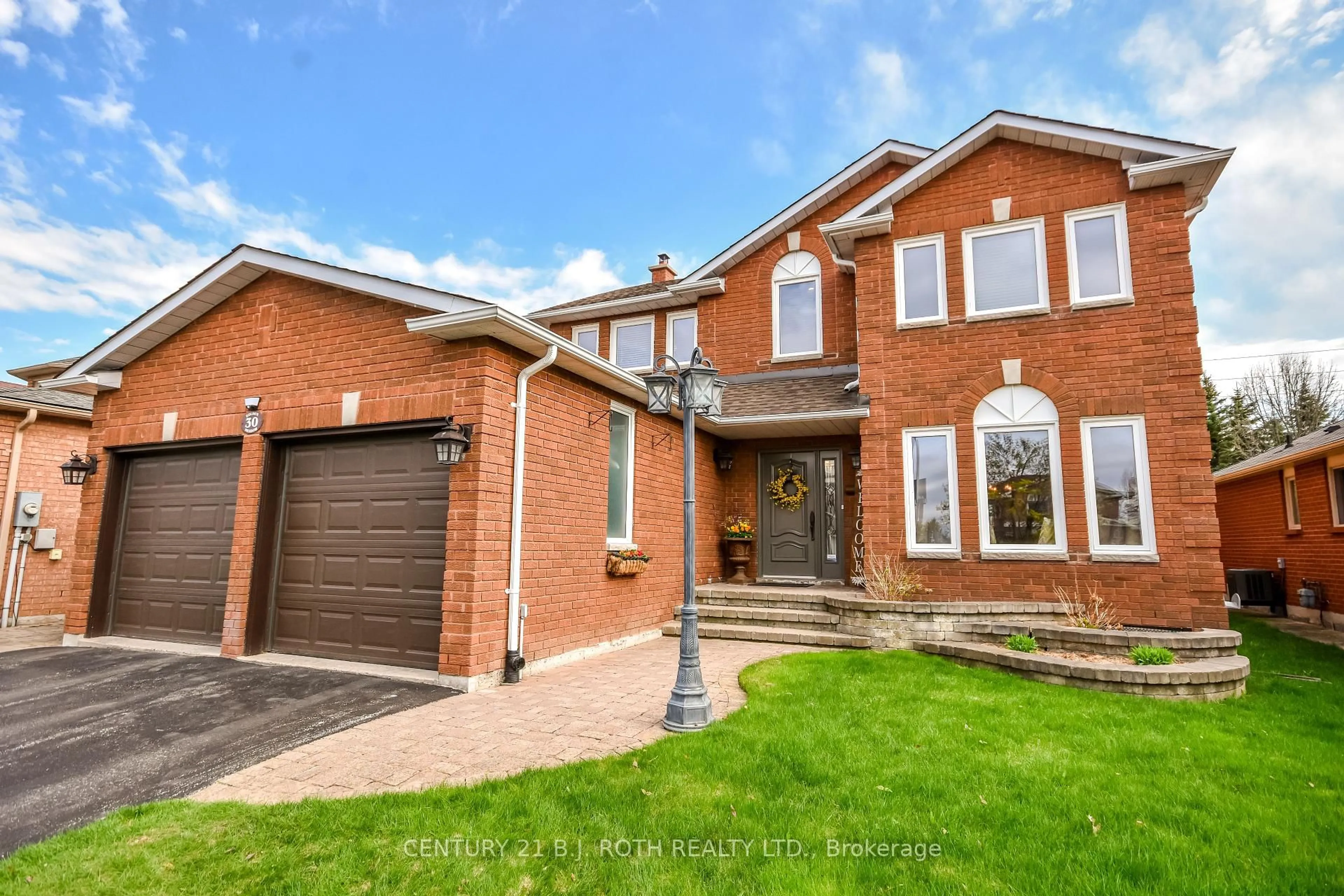 Home with brick exterior material, street for 30 Golden Meadow Rd, Barrie Ontario L4N 7E6
