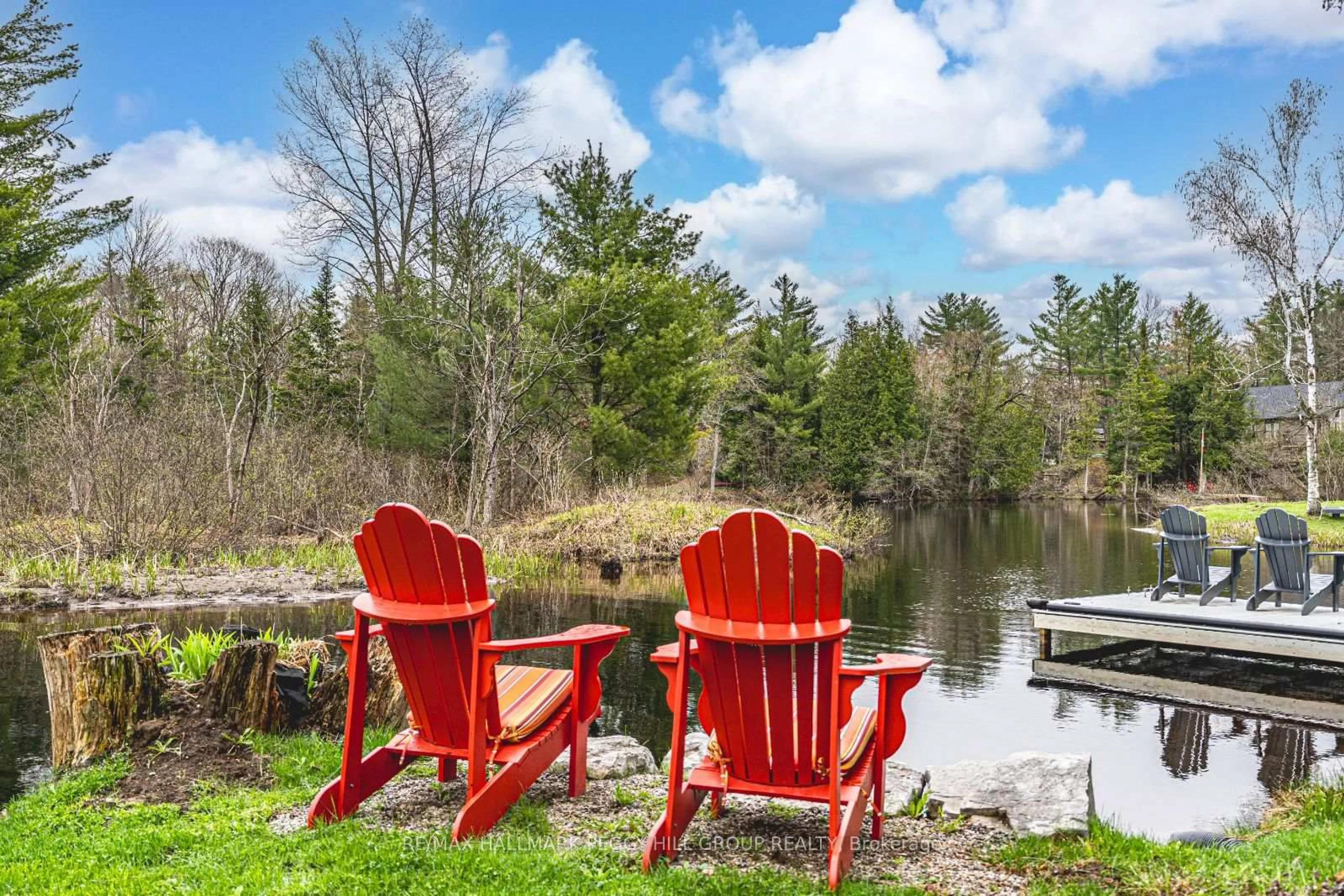 Patio, water/lake/river/ocean view for 7952 Park Lane Cres, Ramara Ontario L0K 2B0