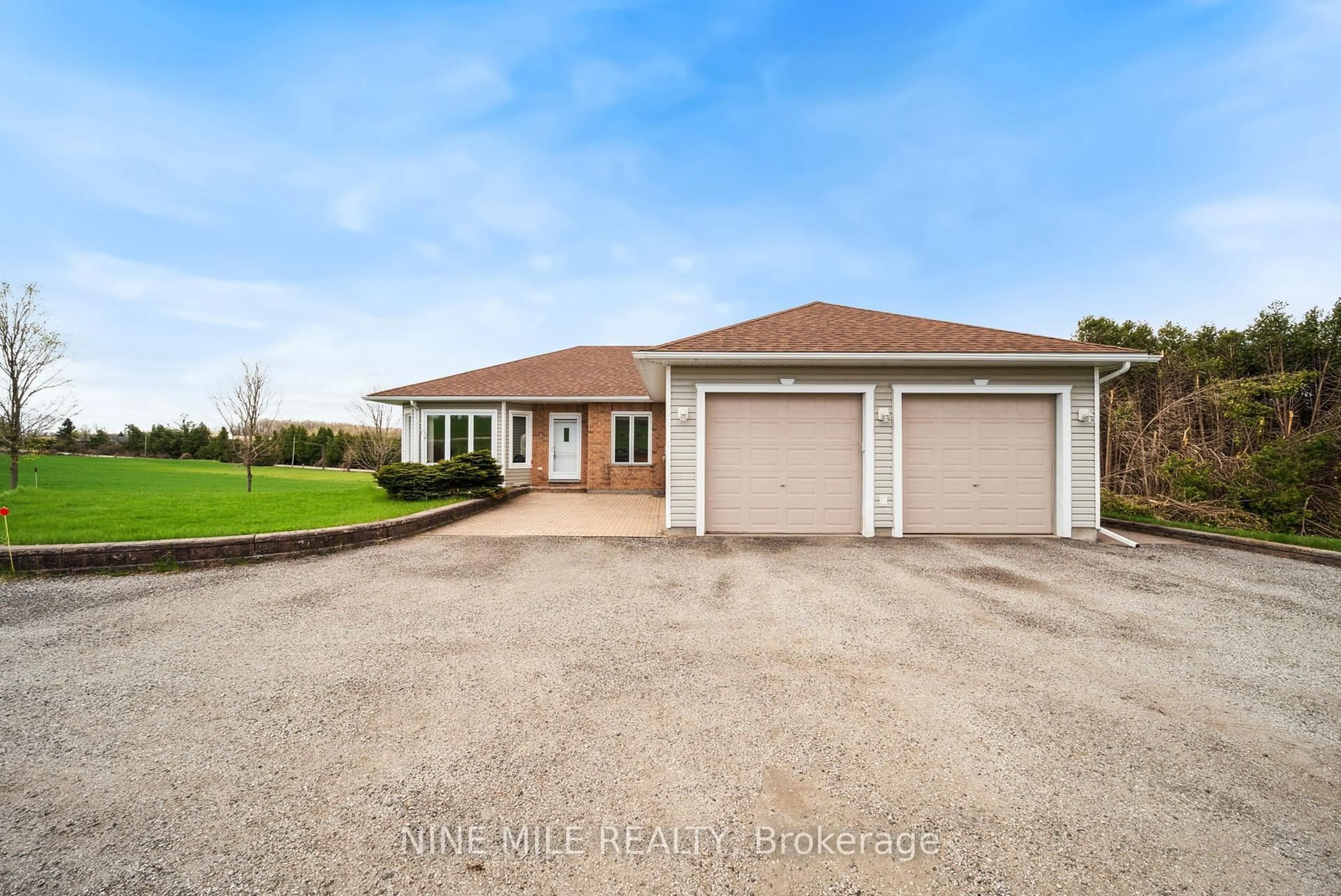 A pic from outside/outdoor area/front of a property/back of a property/a pic from drone, unknown for 545 Line 13 Line, Oro-Medonte Ontario L0L 1T0