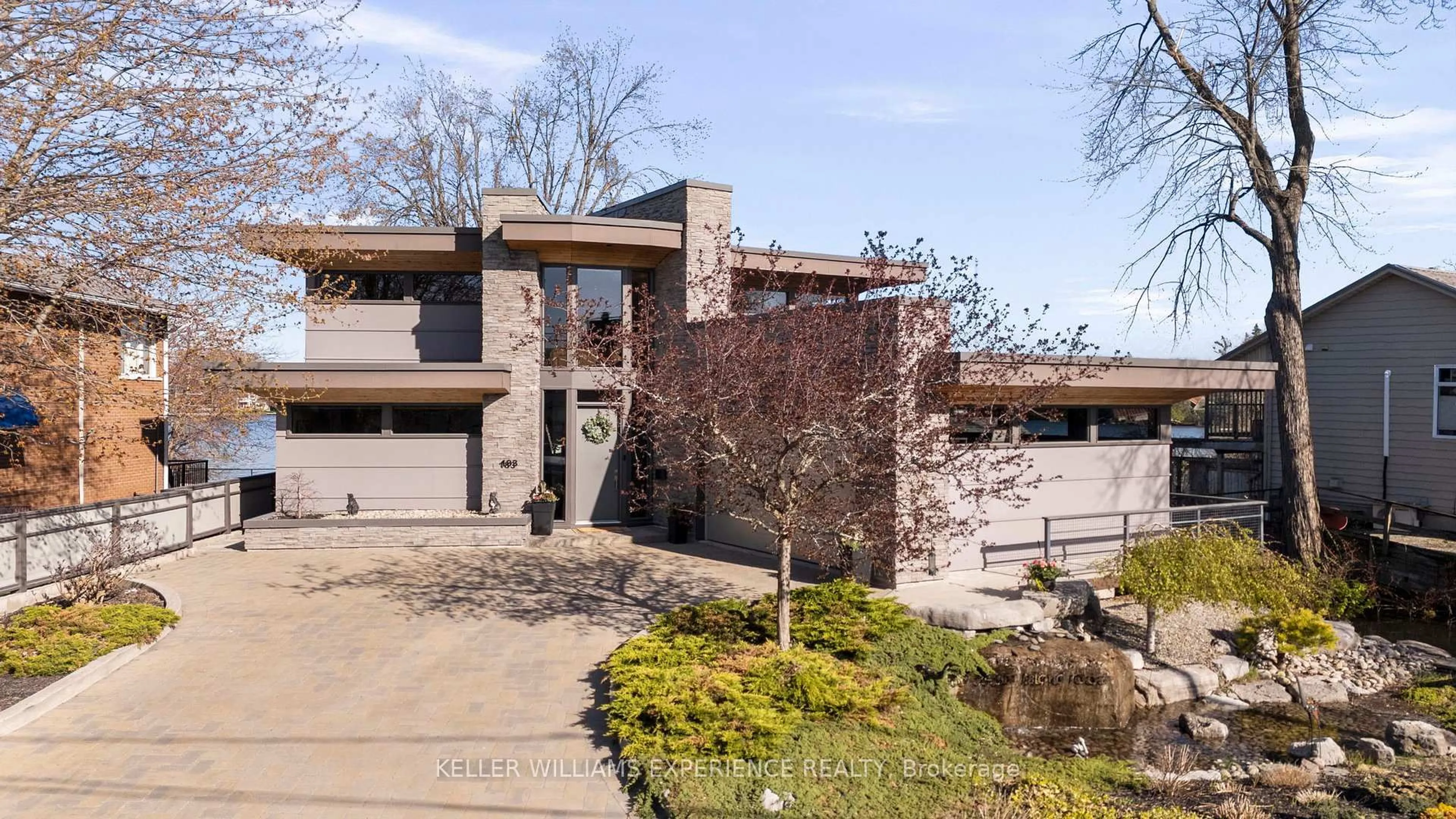 Home with brick exterior material, street for 183 Cedar Island Rd, Orillia Ontario L3V 1T2