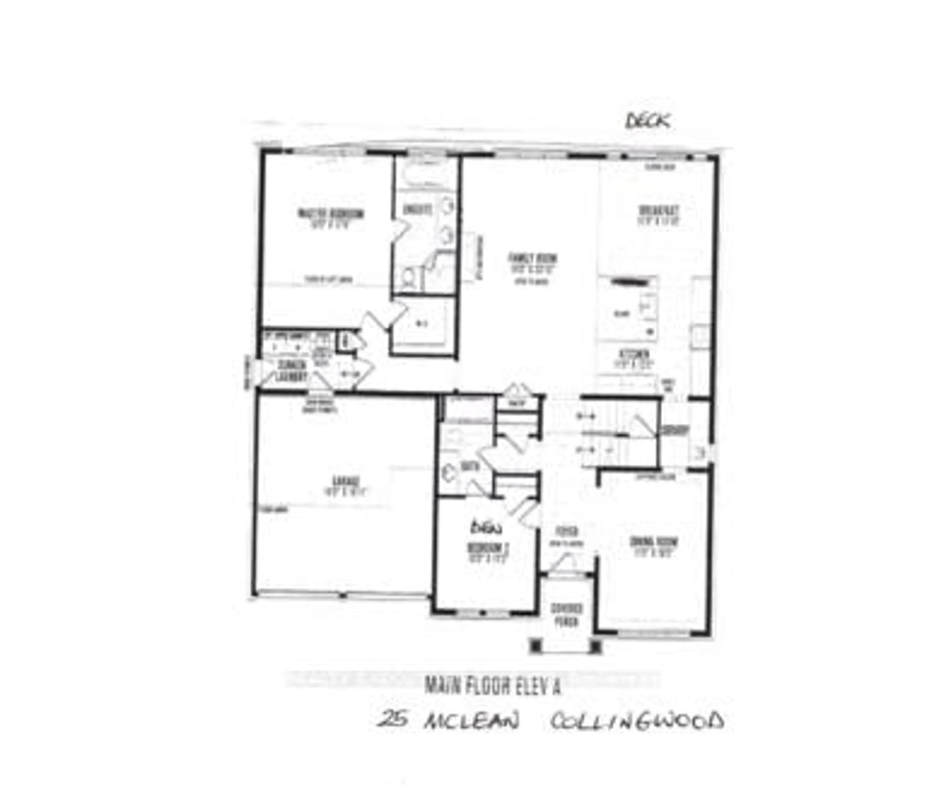 Floor plan for 25 Mclean Ave, Collingwood Ontario L9Y 3V2
