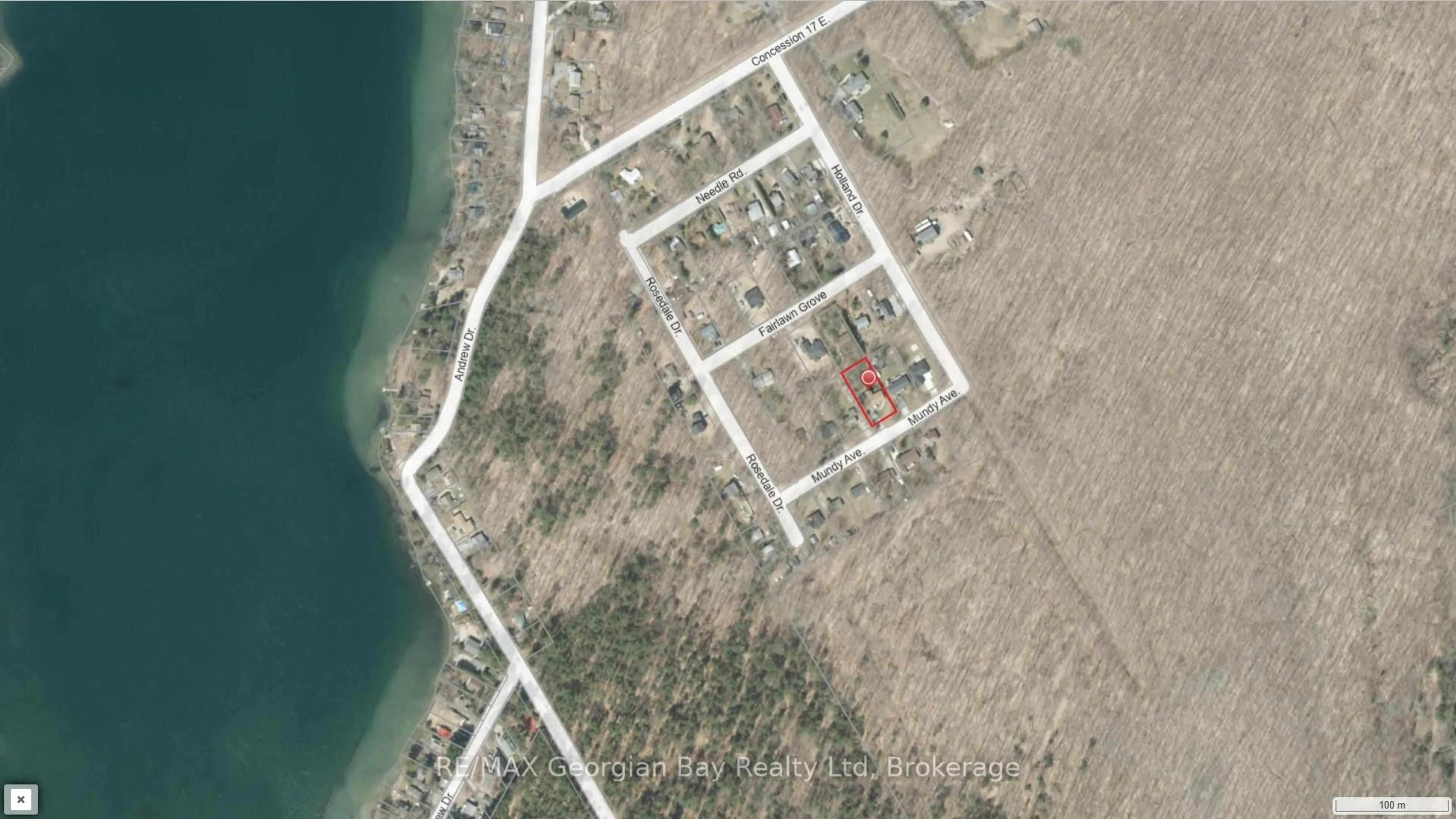 Picture of a map for 16 Mundy Ave, Tiny Ontario L9M 0B5