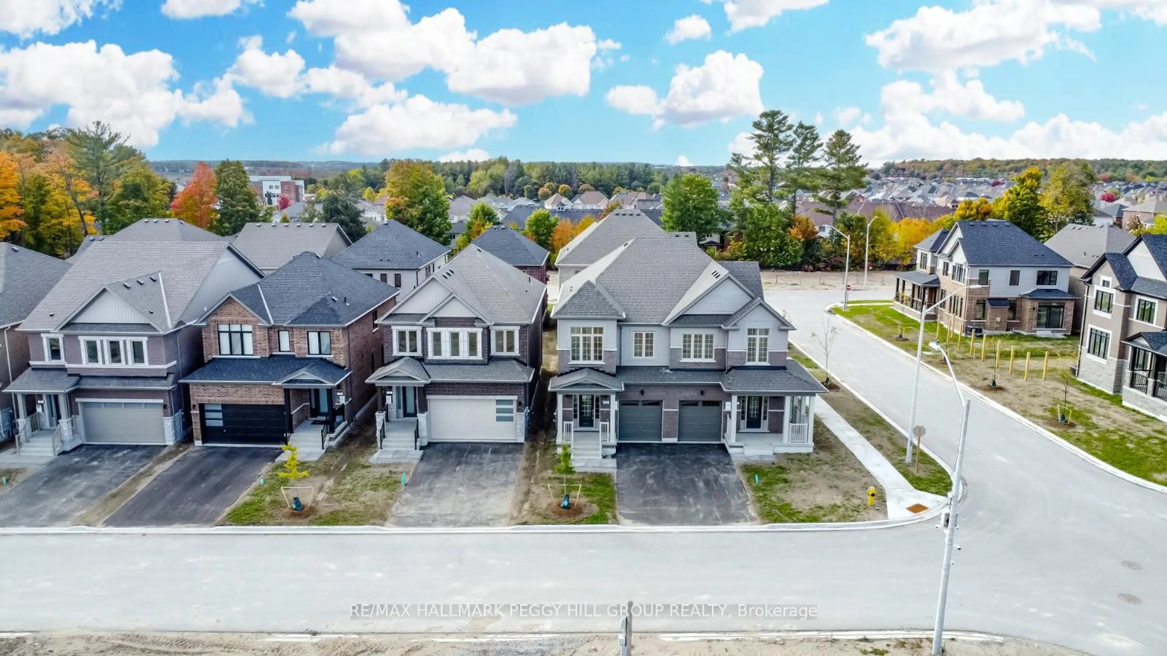 A pic from outside/outdoor area/front of a property/back of a property/a pic from drone, street for 9 Amsterdam Dr, Barrie Ontario L9J 0Z4