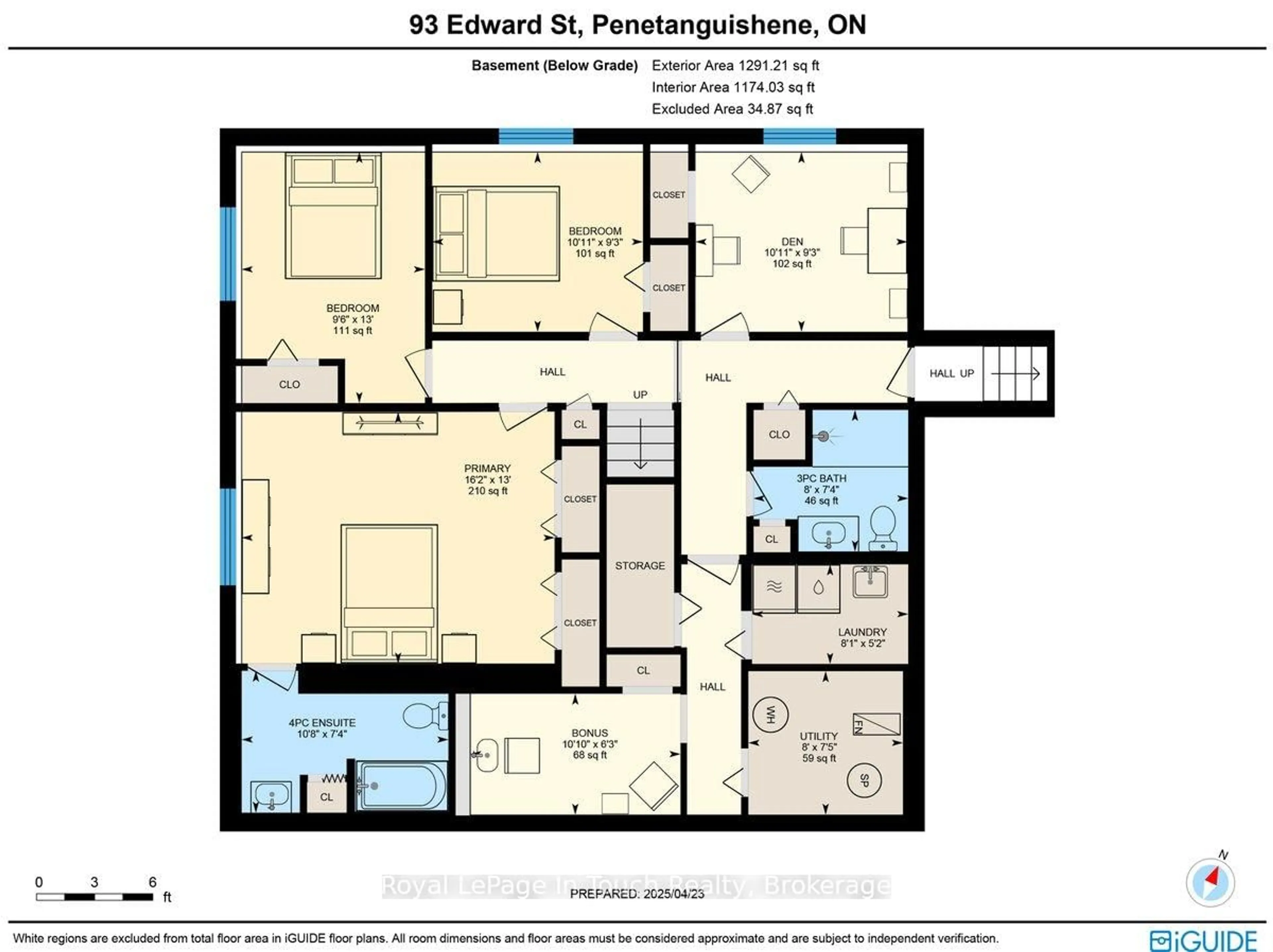 Floor plan for 93 Edward St, Penetanguishene Ontario L9M 1J3
