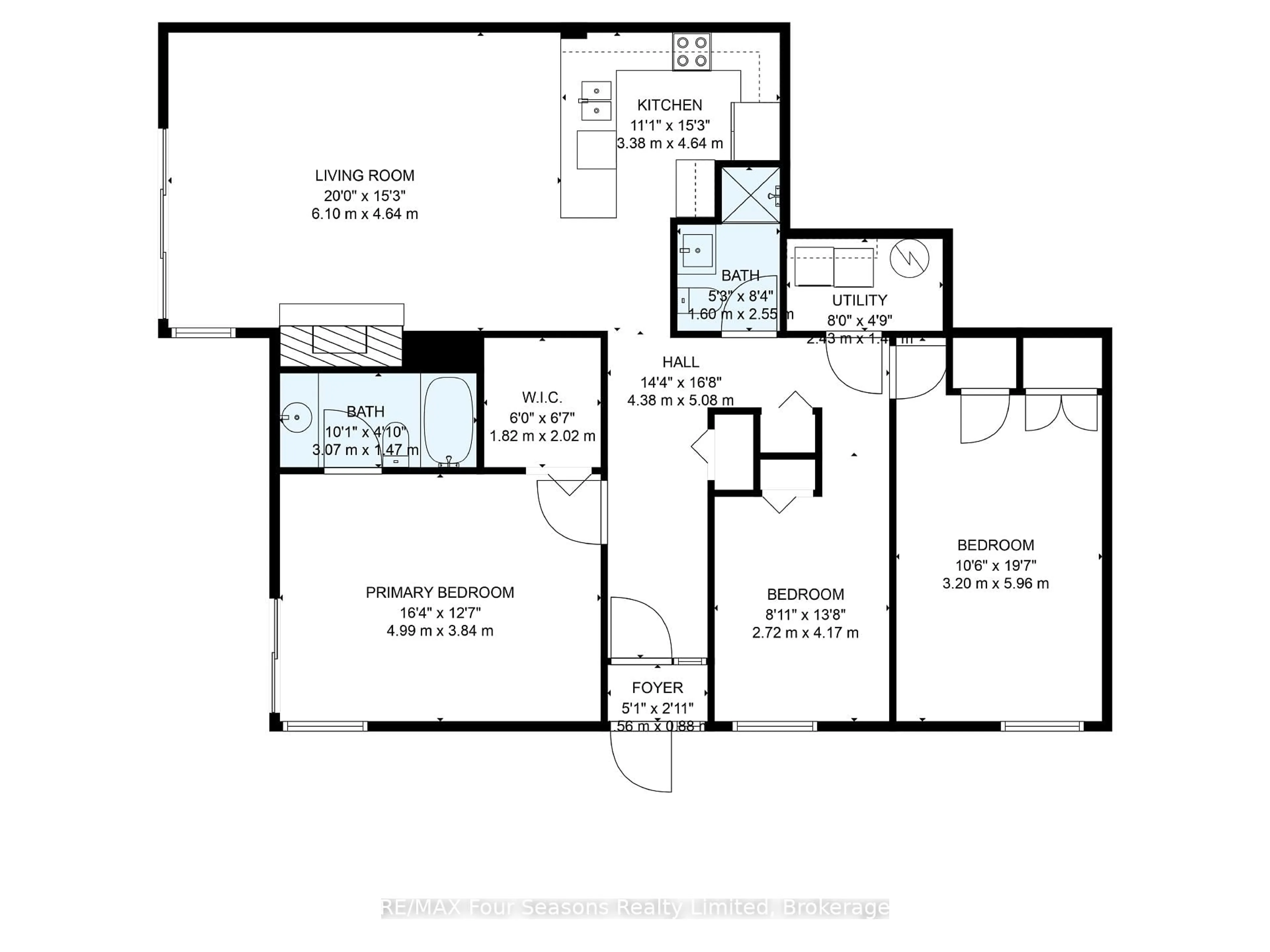 Floor plan for 44 Trott Blvd #18, Collingwood Ontario L9Y 5B7