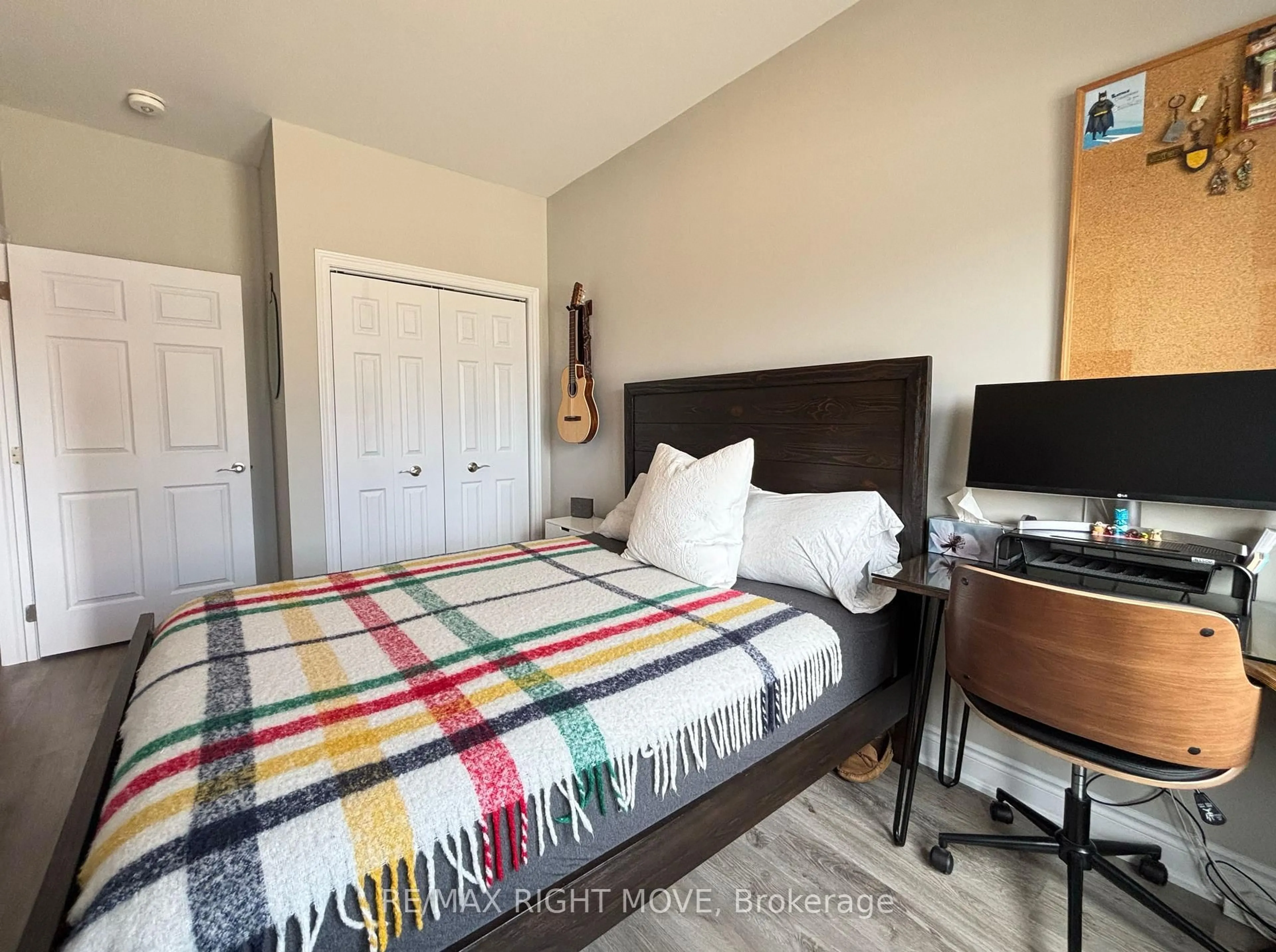 Bedroom with bed, unknown for 321 Lucy Lane, Orillia Ontario L3V 8L3