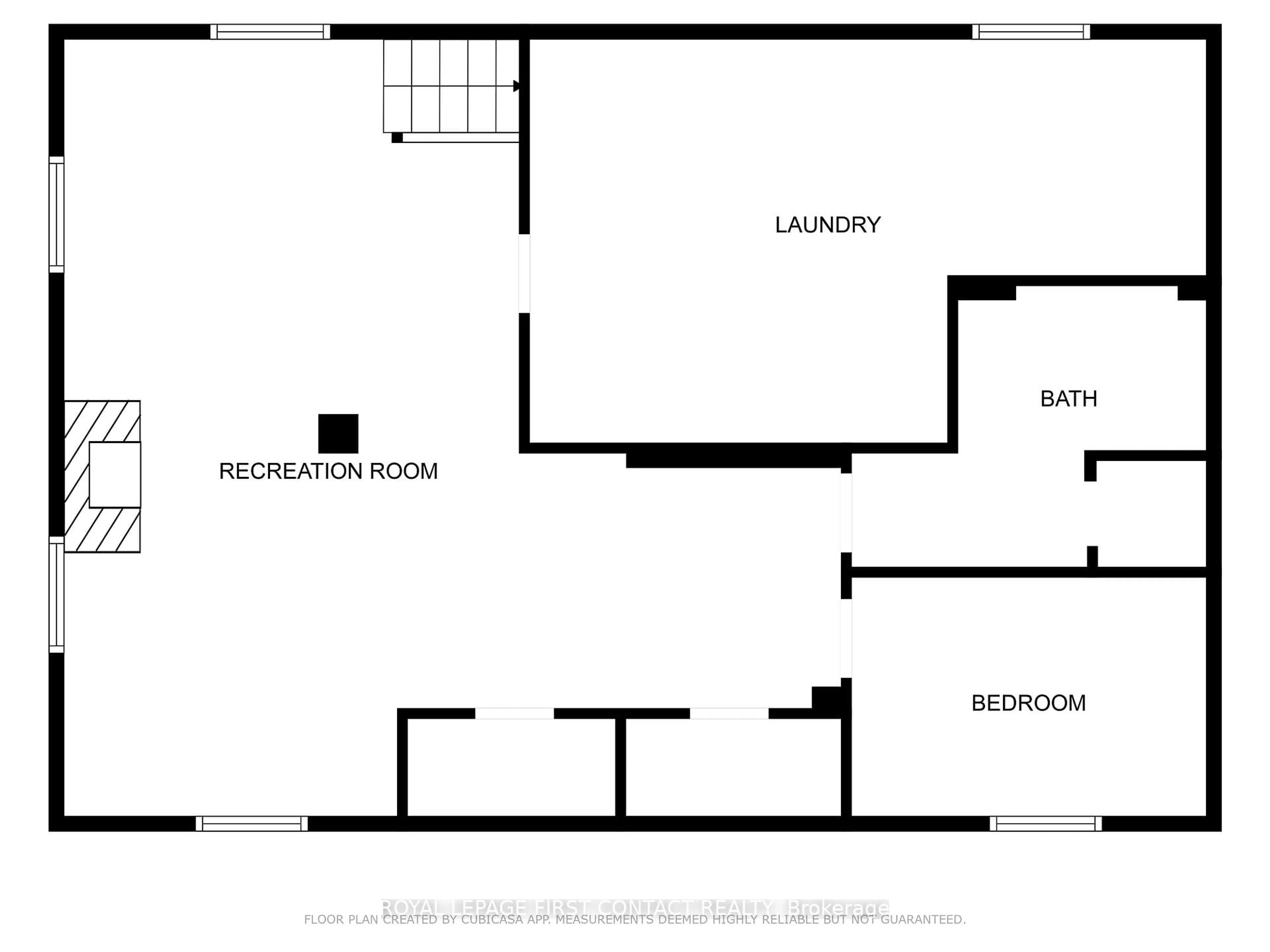 Floor plan for 205 Wellington St, Barrie Ontario L4M 2C9