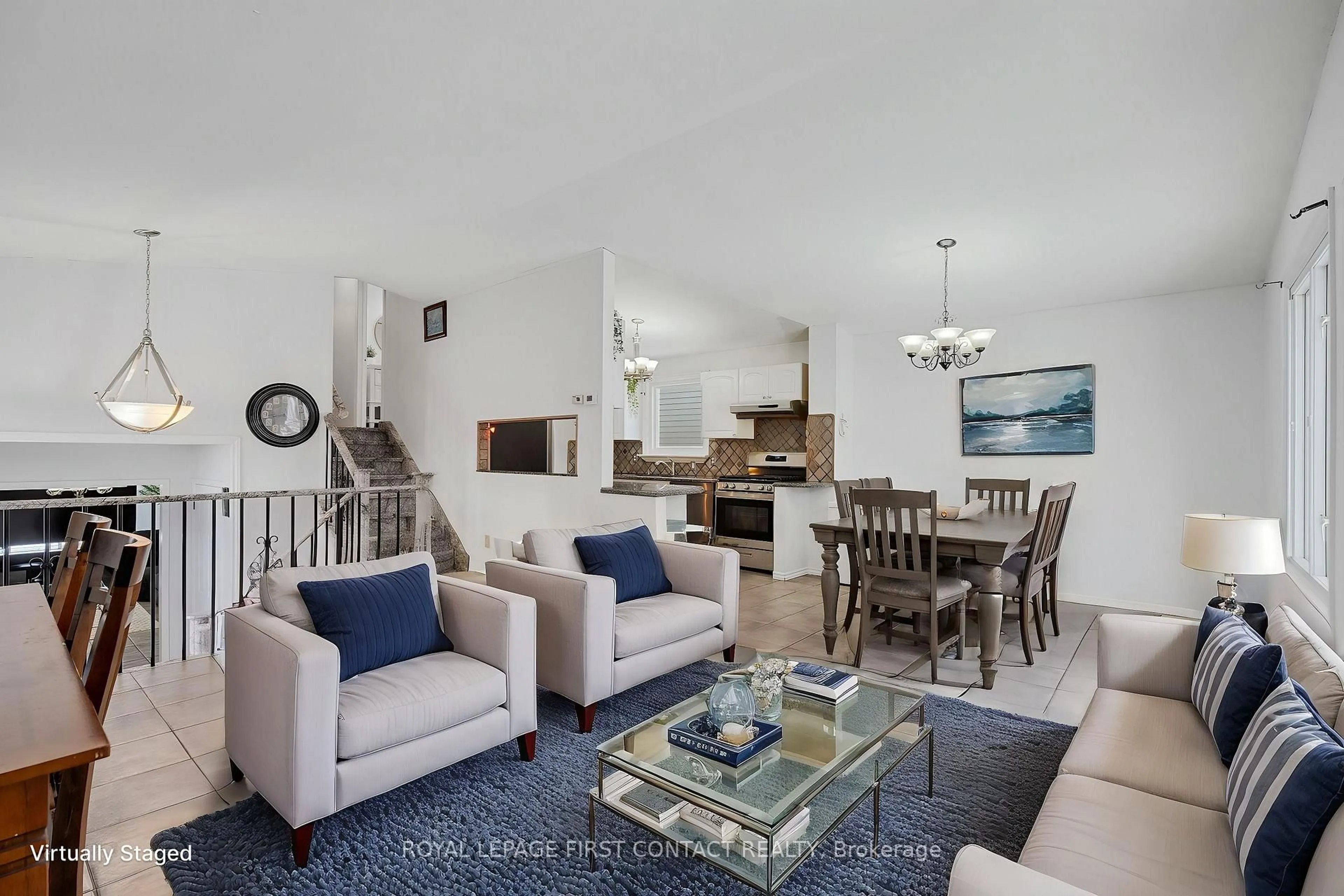 Living room with furniture, unknown for 55 ROSENFELD Dr, Barrie Ontario L4M 5X5