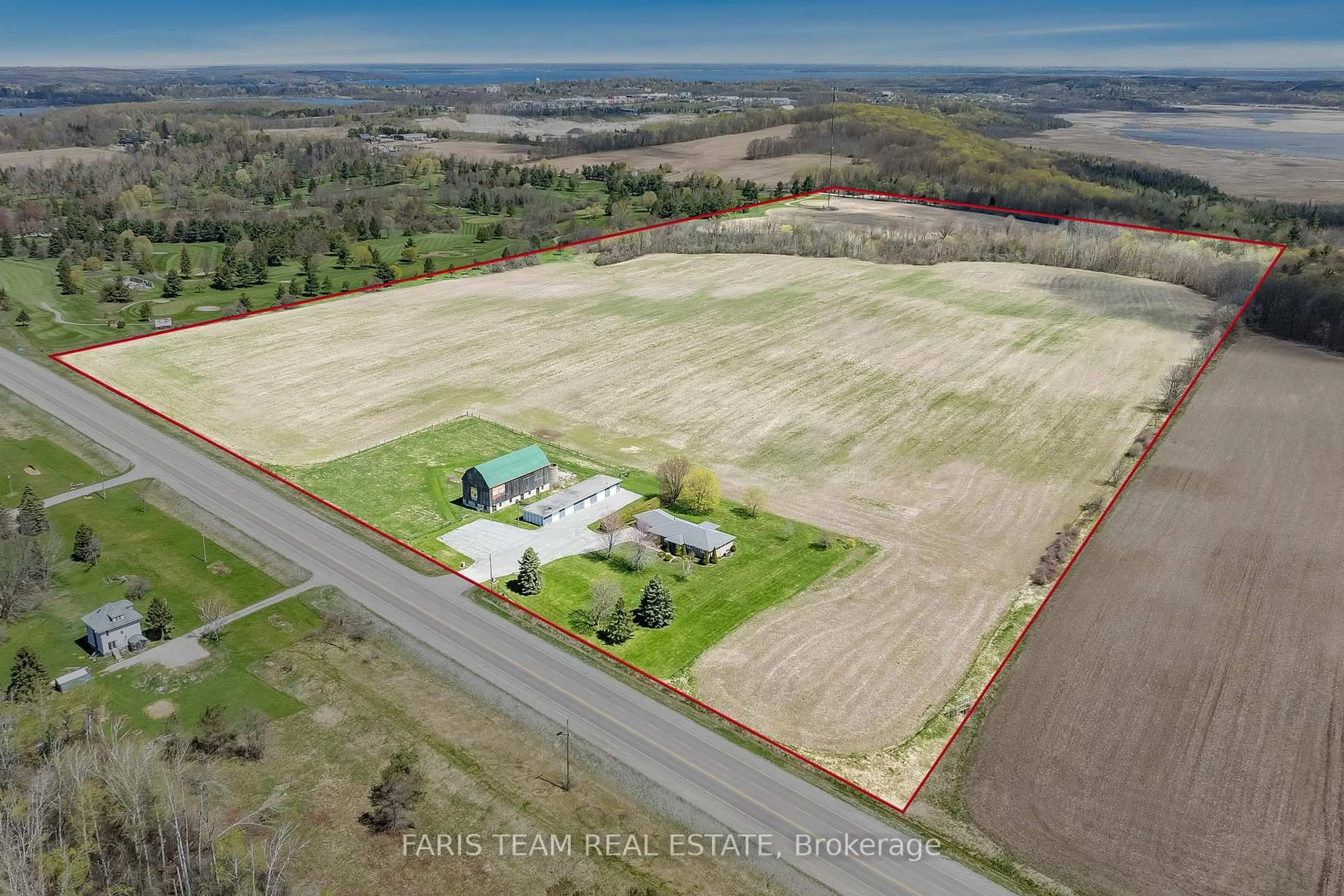 A pic from outside/outdoor area/front of a property/back of a property/a pic from drone, building for 8485 Highway 93 N/A, Tiny Ontario L4R 0E3