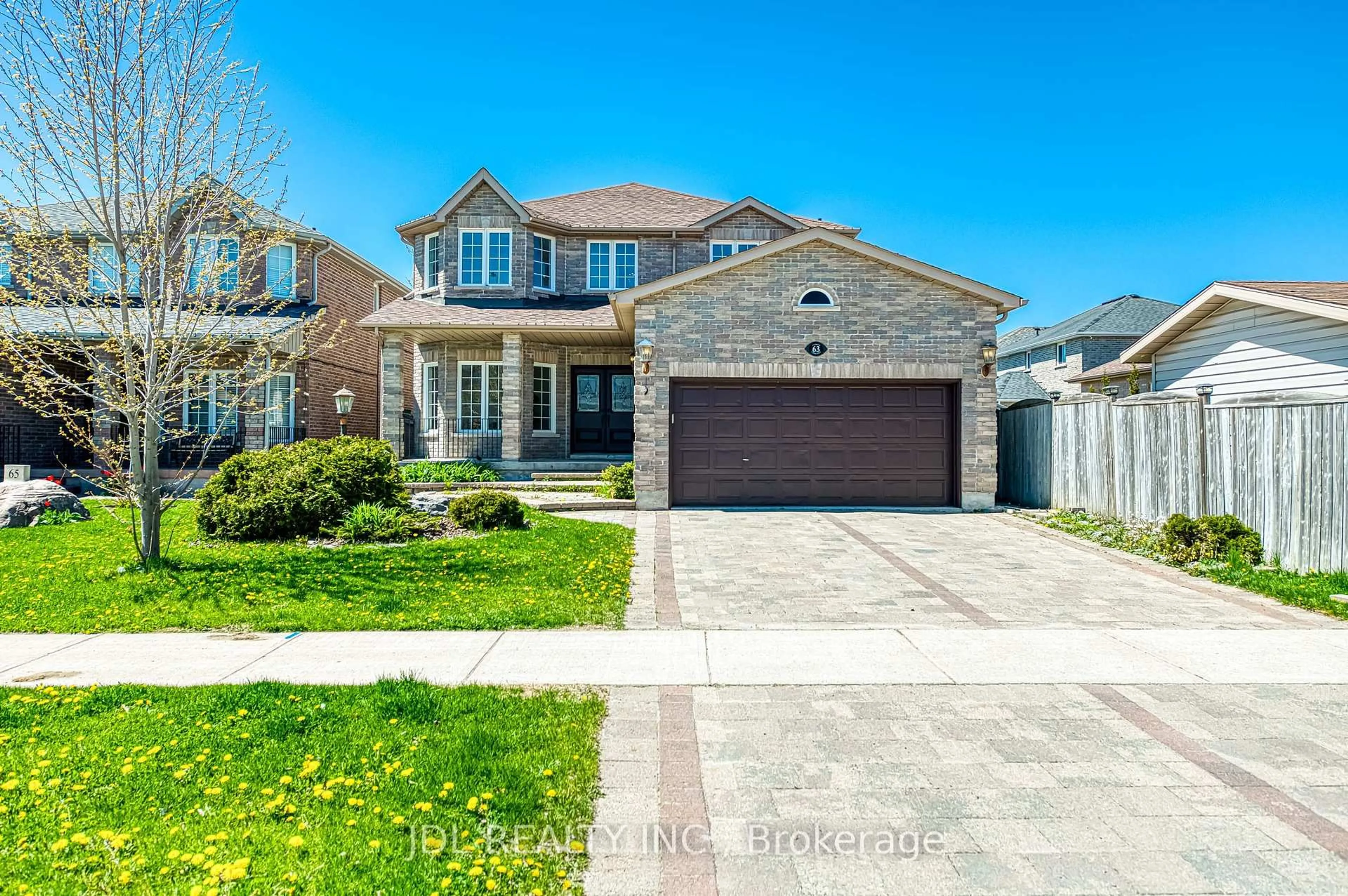 Home with brick exterior material, street for 63 Joseph Cres, Barrie Ontario L0G 1L0