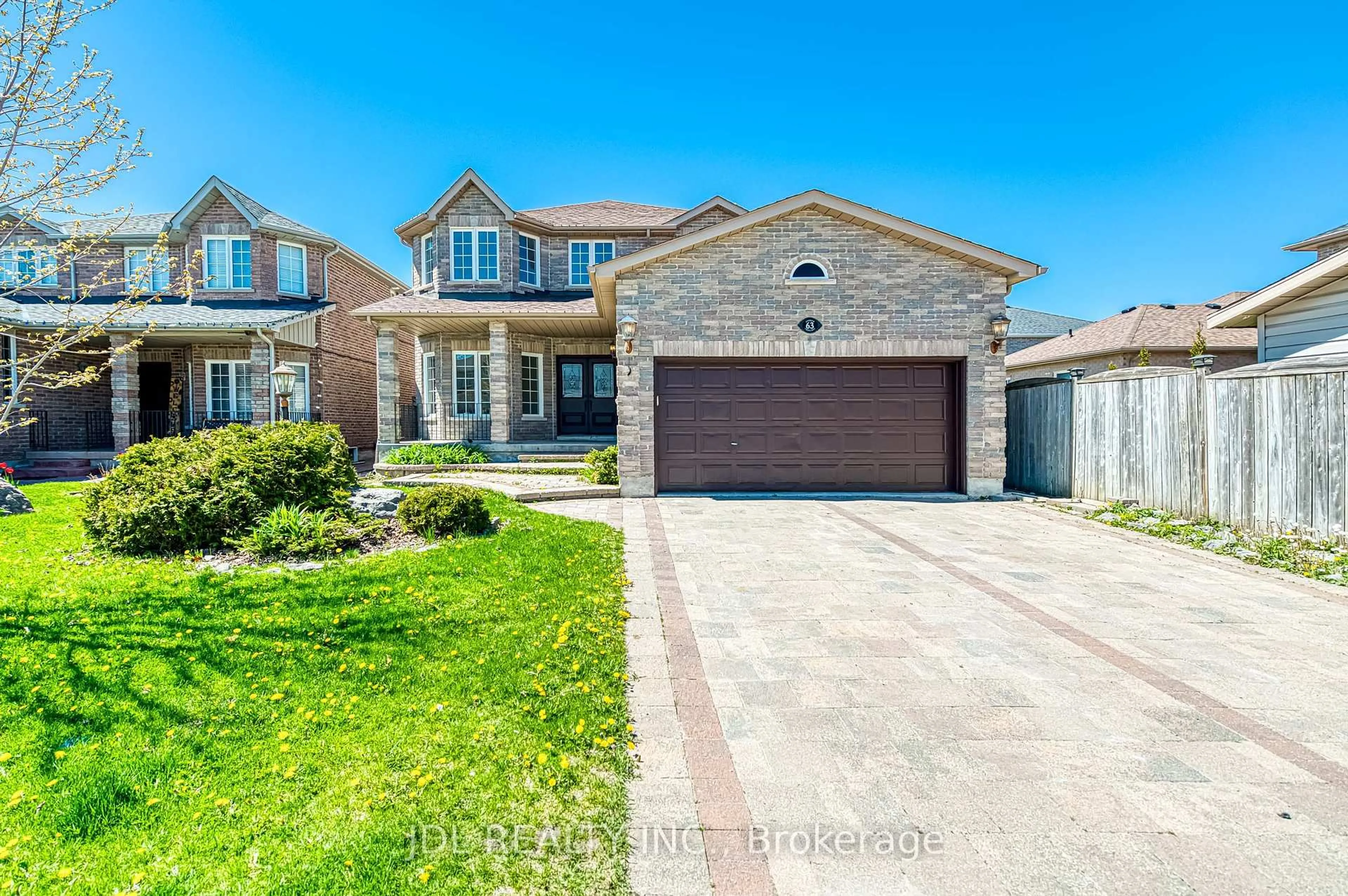 Home with brick exterior material, street for 63 Joseph Cres, Barrie Ontario L0G 1L0