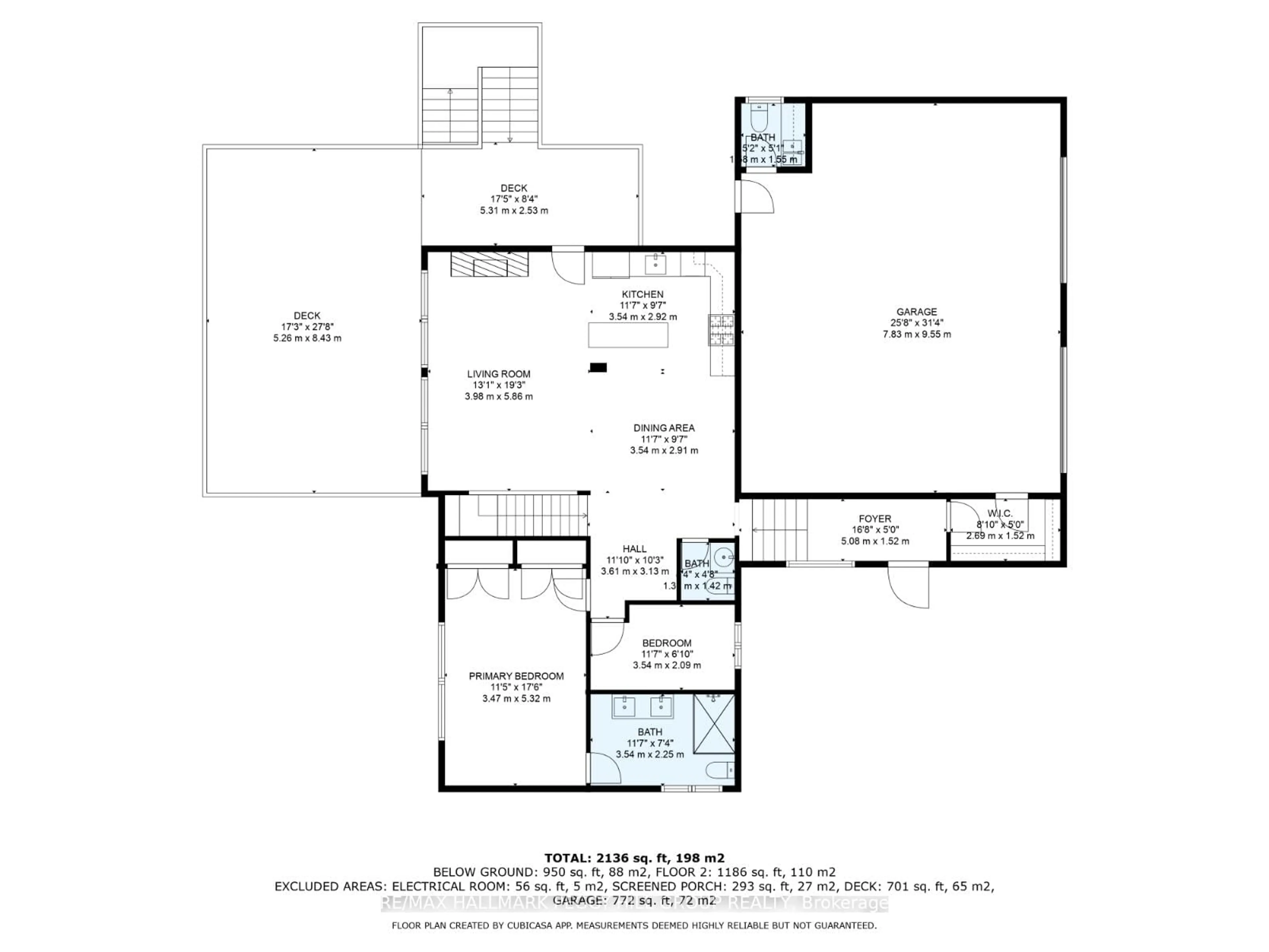 Floor plan for 3352 Russell Dr, Severn Ontario L0K 1S0
