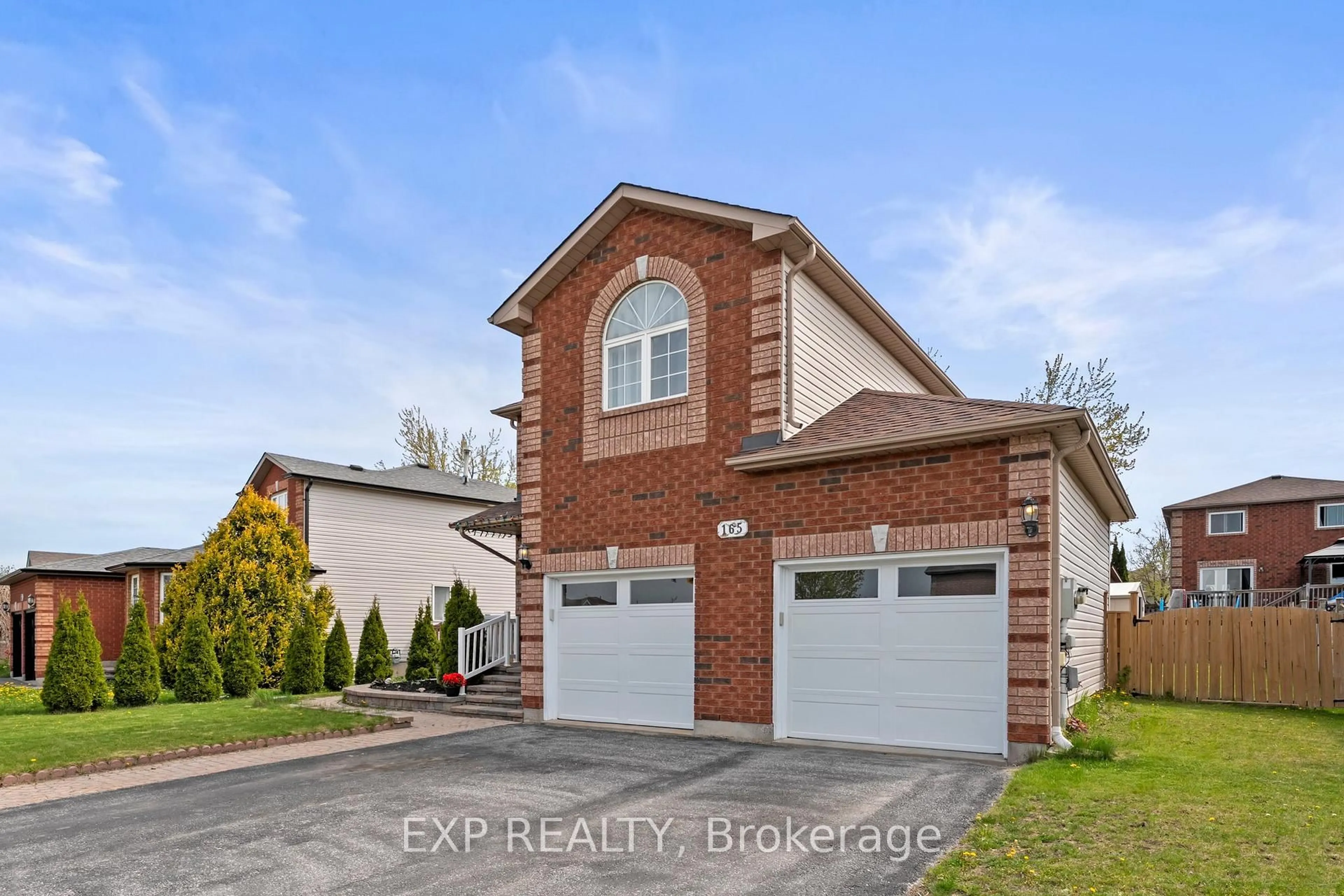 Home with brick exterior material, street for 165 MARSELLUS Dr, Barrie Ontario L4N 8V7