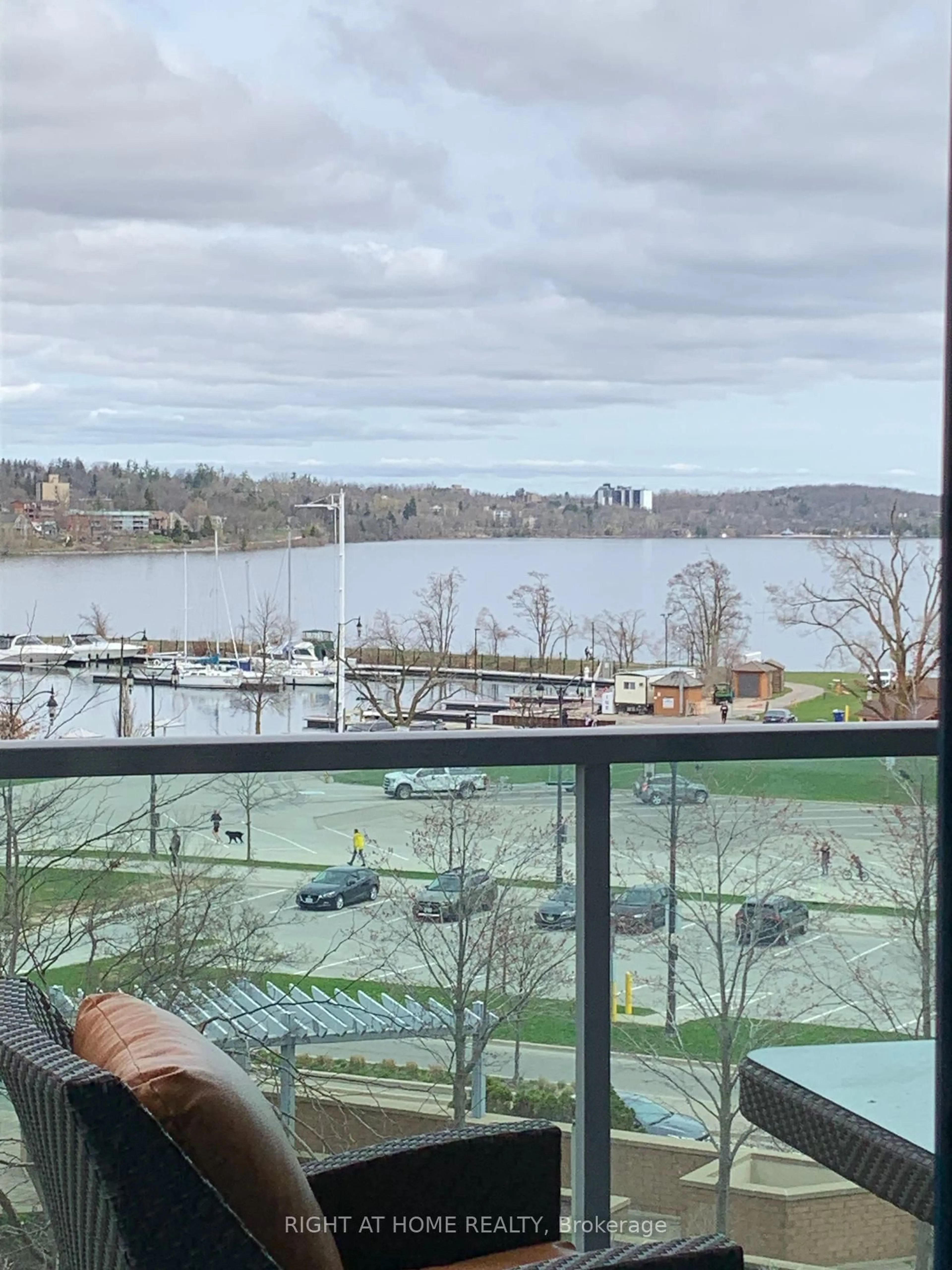 Balcony in the apartment, water/lake/river/ocean view for 37 Ellen St #504, Barrie Ontario L4N 6G2