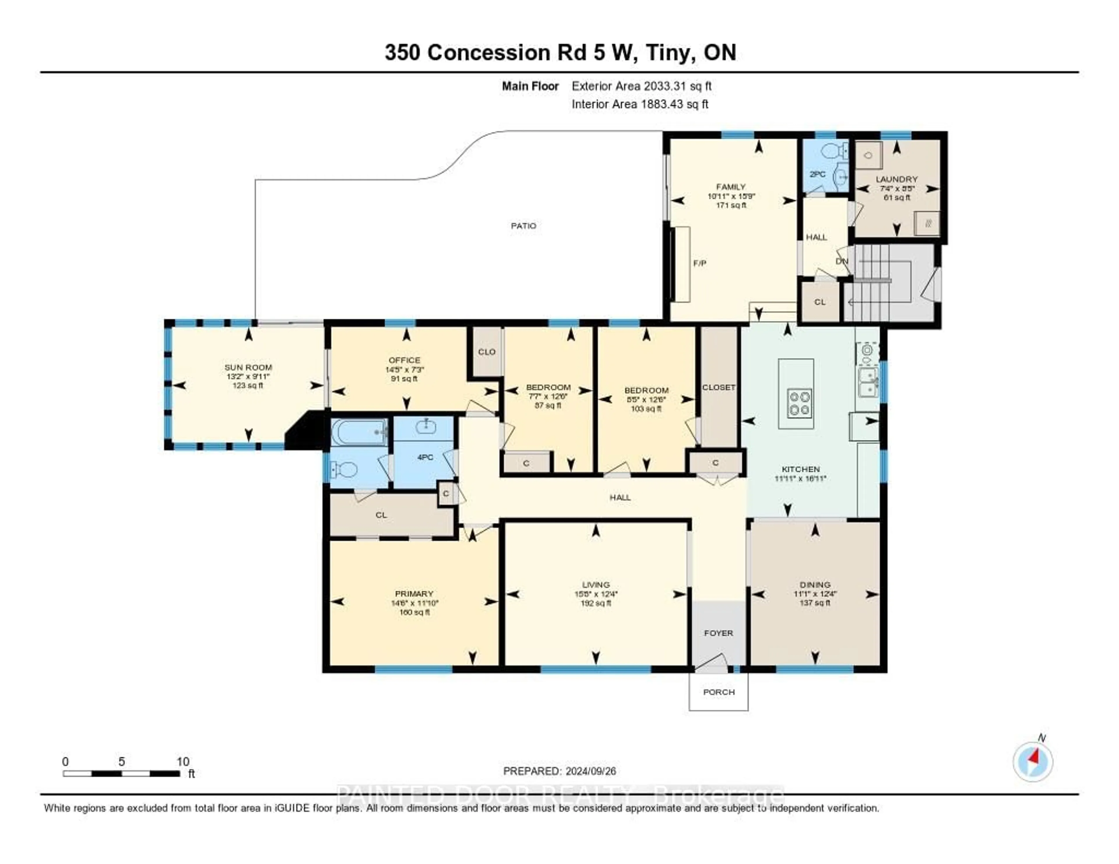 Floor plan for 350 5 Concession, Tiny Ontario L0L 2T0