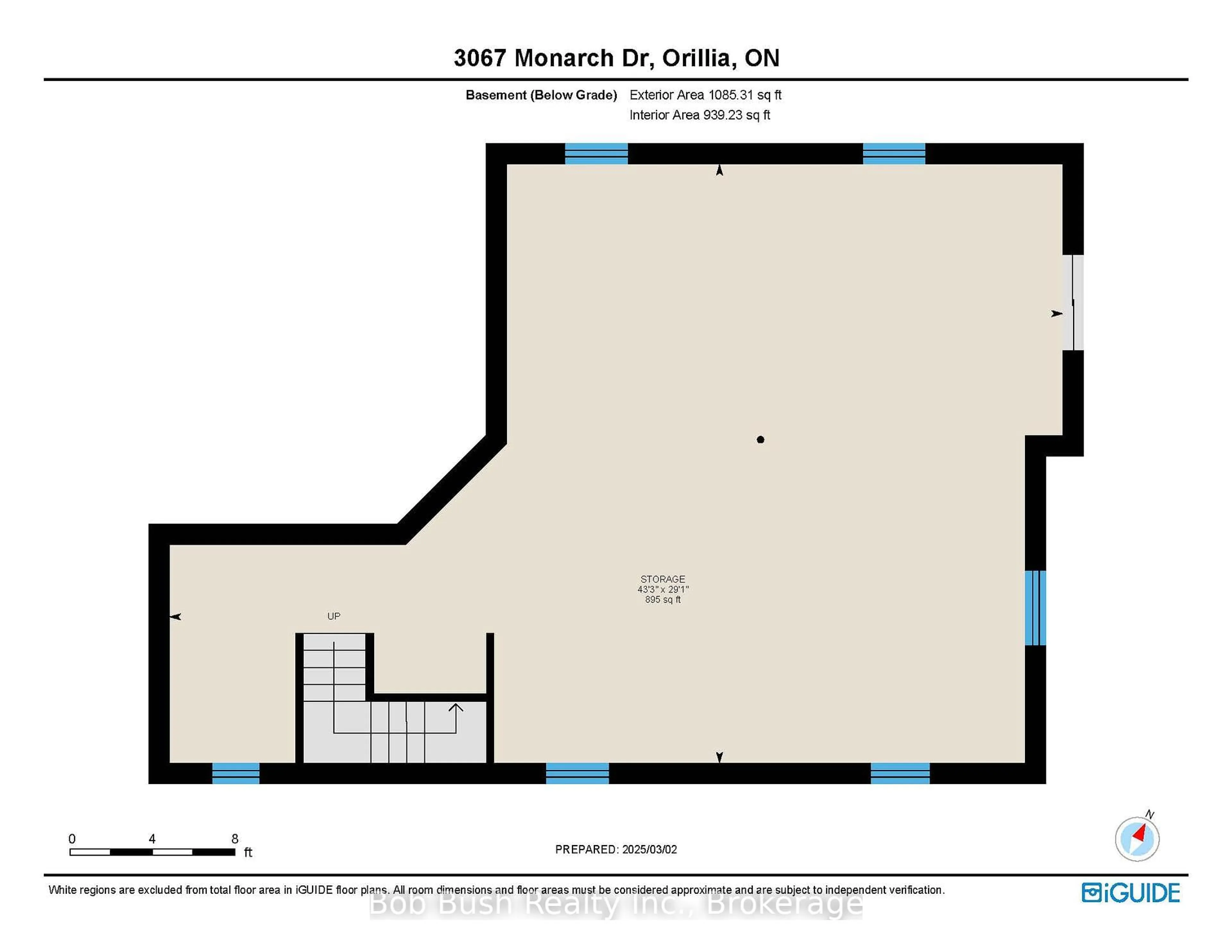 Floor plan for 3067 MONARCH Dr, Orillia Ontario L3V 8K3